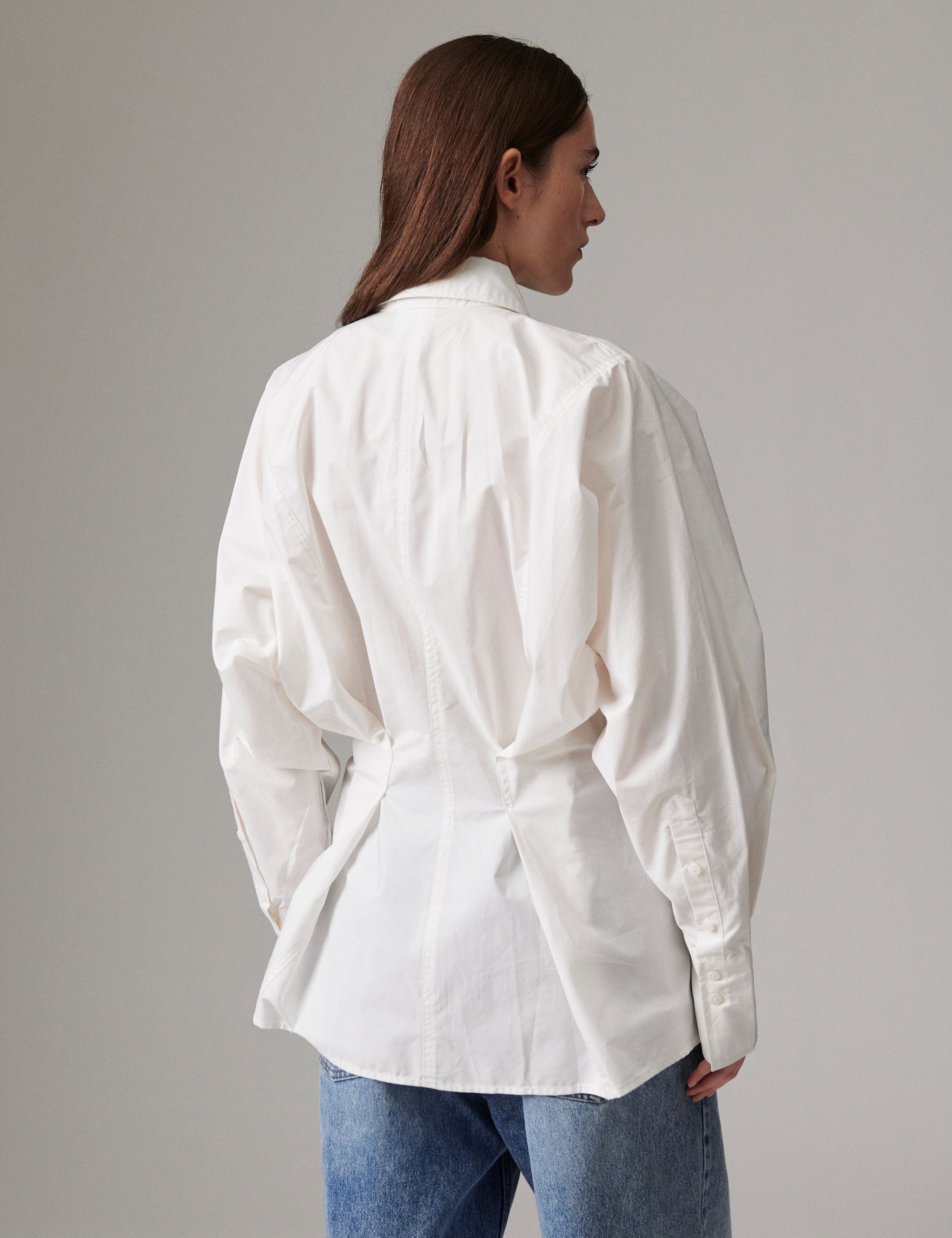 DAY Birger ét Mikkelsen Pixie - Poplina - Skjorte Bluse 114001 Brilliant White