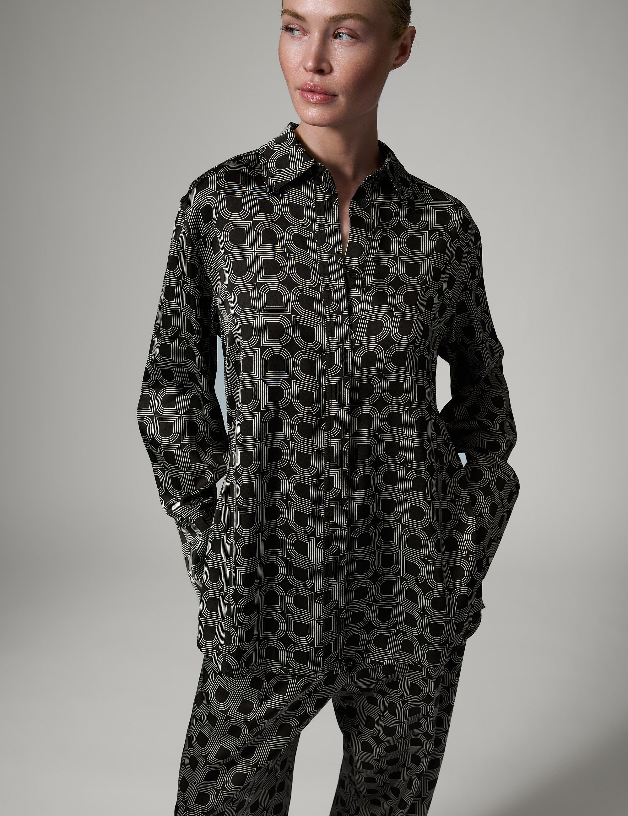 DAY Birger ét Mikkelsen Plymo- Fluid Viscose Shirts & Blouses 190303 Black