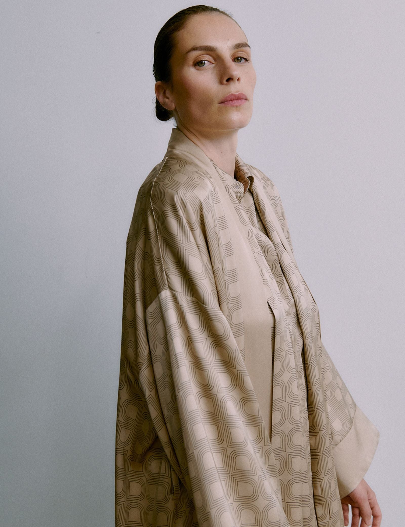 DAY Birger ét Mikkelsen Plymo- Fluid Viscose Tops & T-Shirts 151304 HUMUS