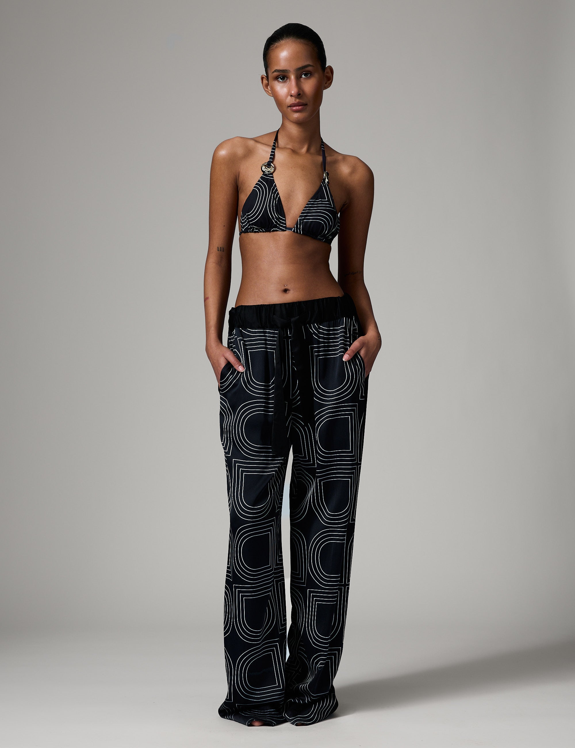 DAY Birger ét Mikkelsen Posey- Fluid Viscose Bukser 190303 Black