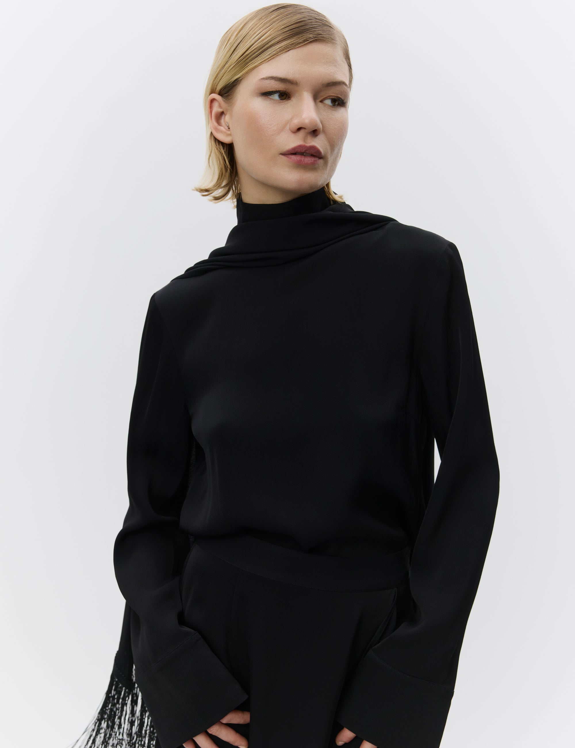 DAY Birger ét Mikkelsen Rios - Matte Crepe - Bluse Bluse 190303 Black