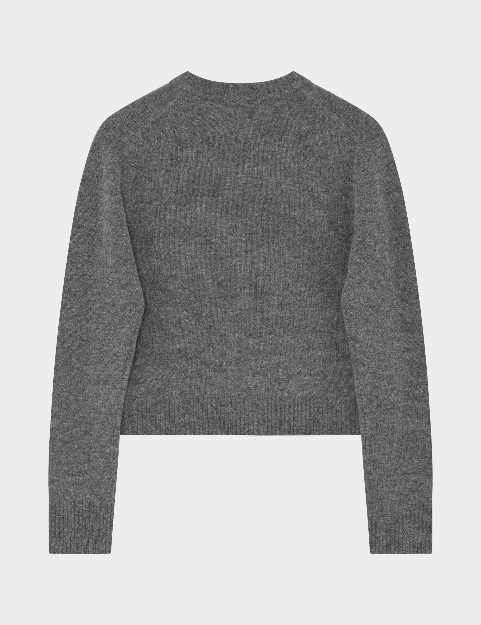 DAY Birger ét Mikkelsen Riot - Medium Soft Wool Cardigan 500006 MEDIUM GREY MELANGE