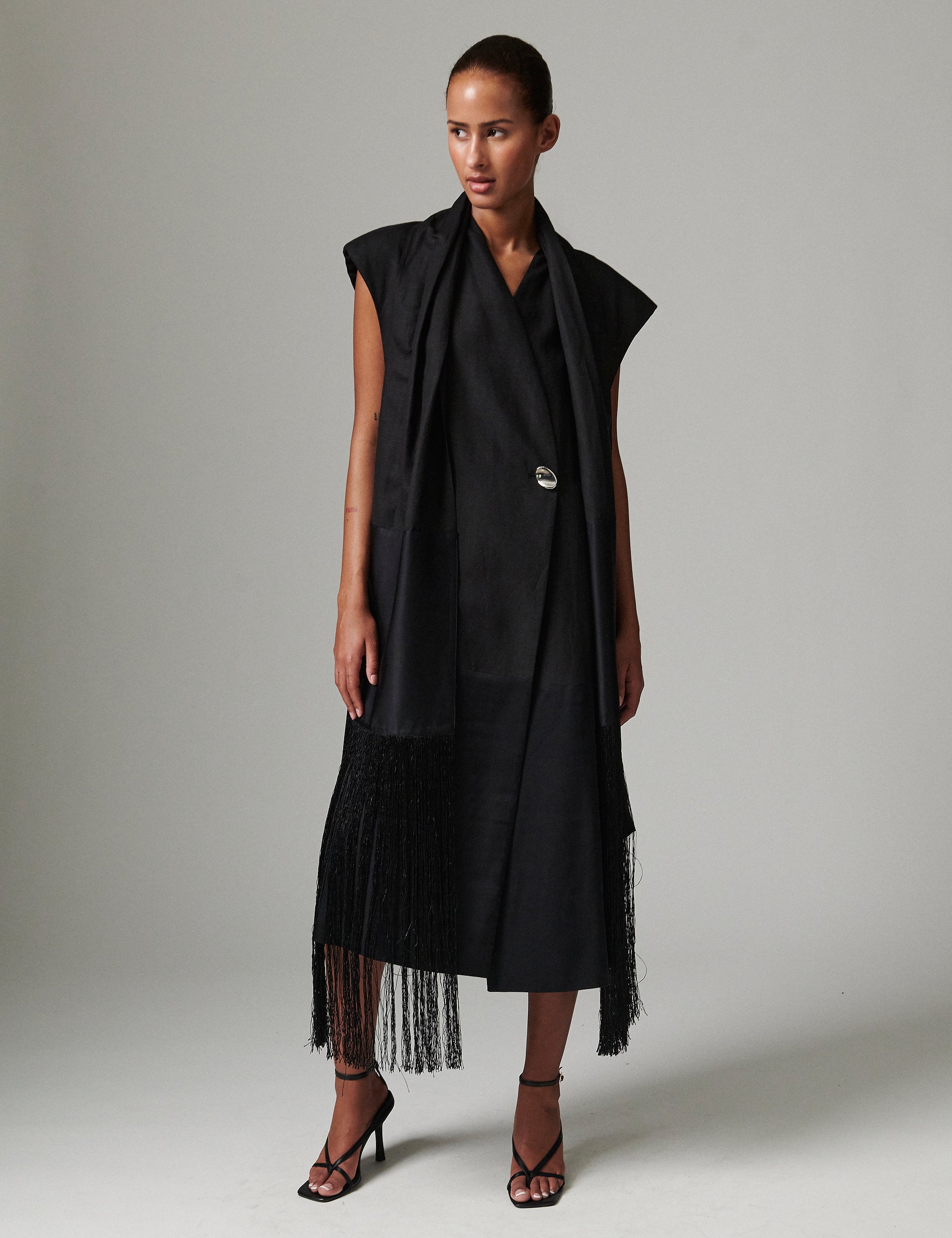 DAY Birger ét Mikkelsen Rorina - Contrast Linen - Vest Vest 190303 Black