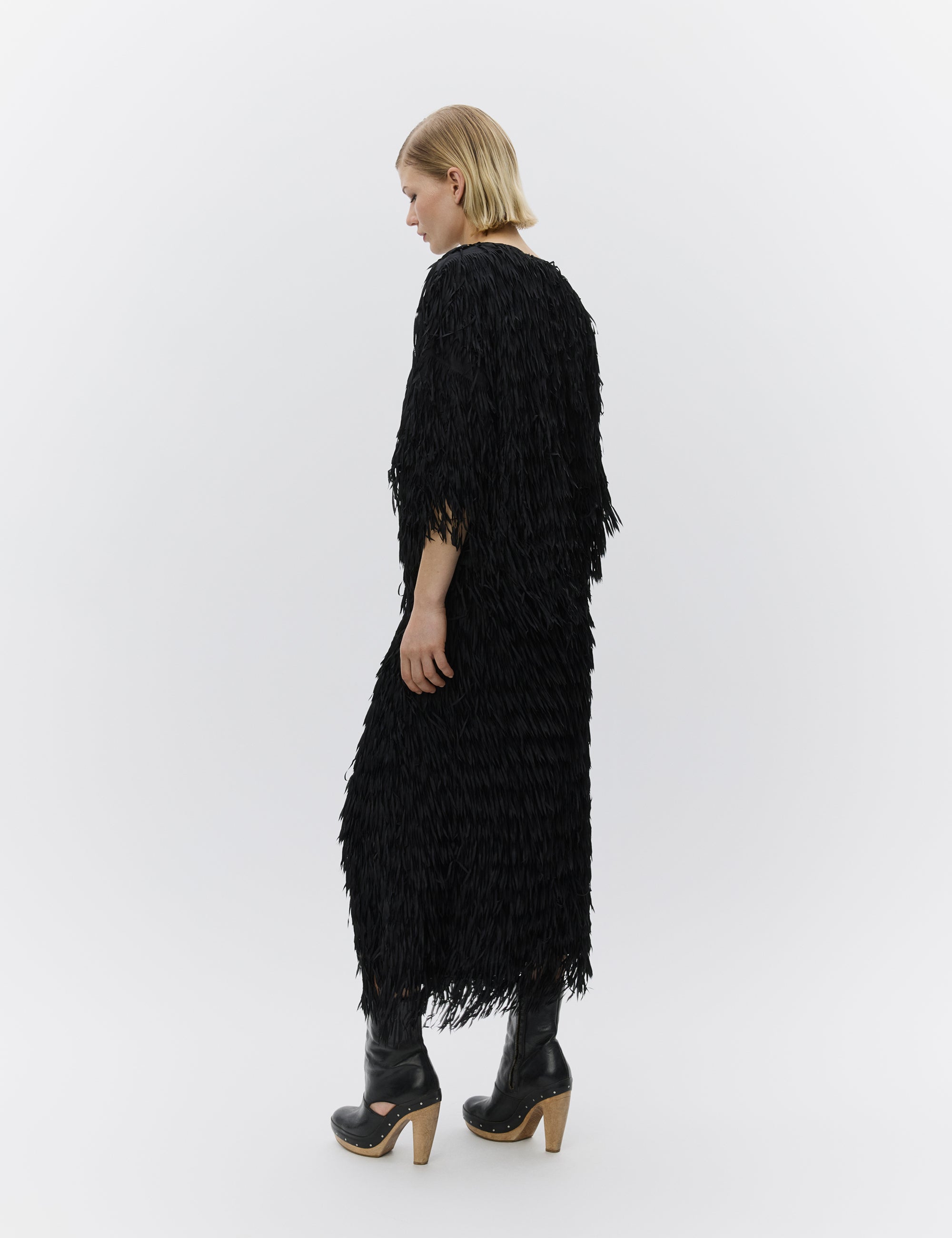 DAY Birger ét Mikkelsen Sabrina - Delicate Fringes Skirt 190303 Black