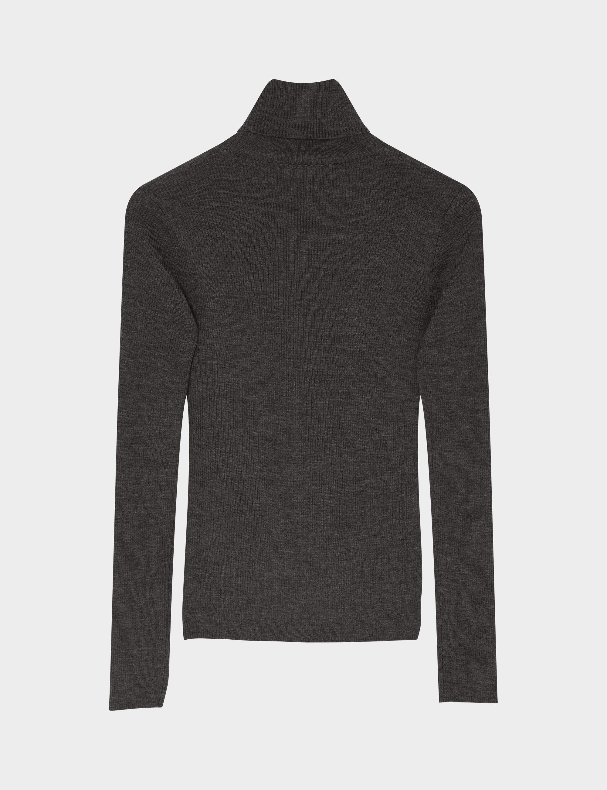 DAY Birger ét Mikkelsen Sierra - Daily Elements - Pullover Sweater 500116 DARK BROWN MELANGE
