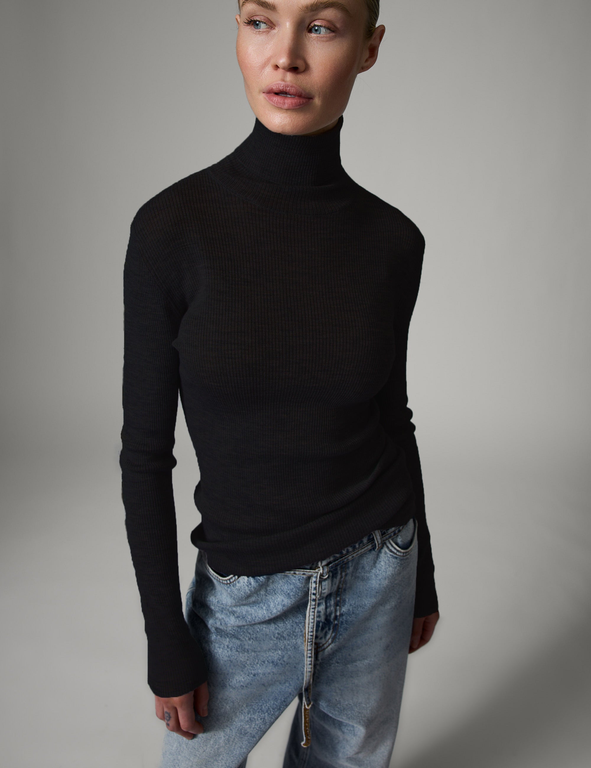 DAY Birger ét Mikkelsen Sierra - Daily Elements - Pullover Sweater 190303 Black