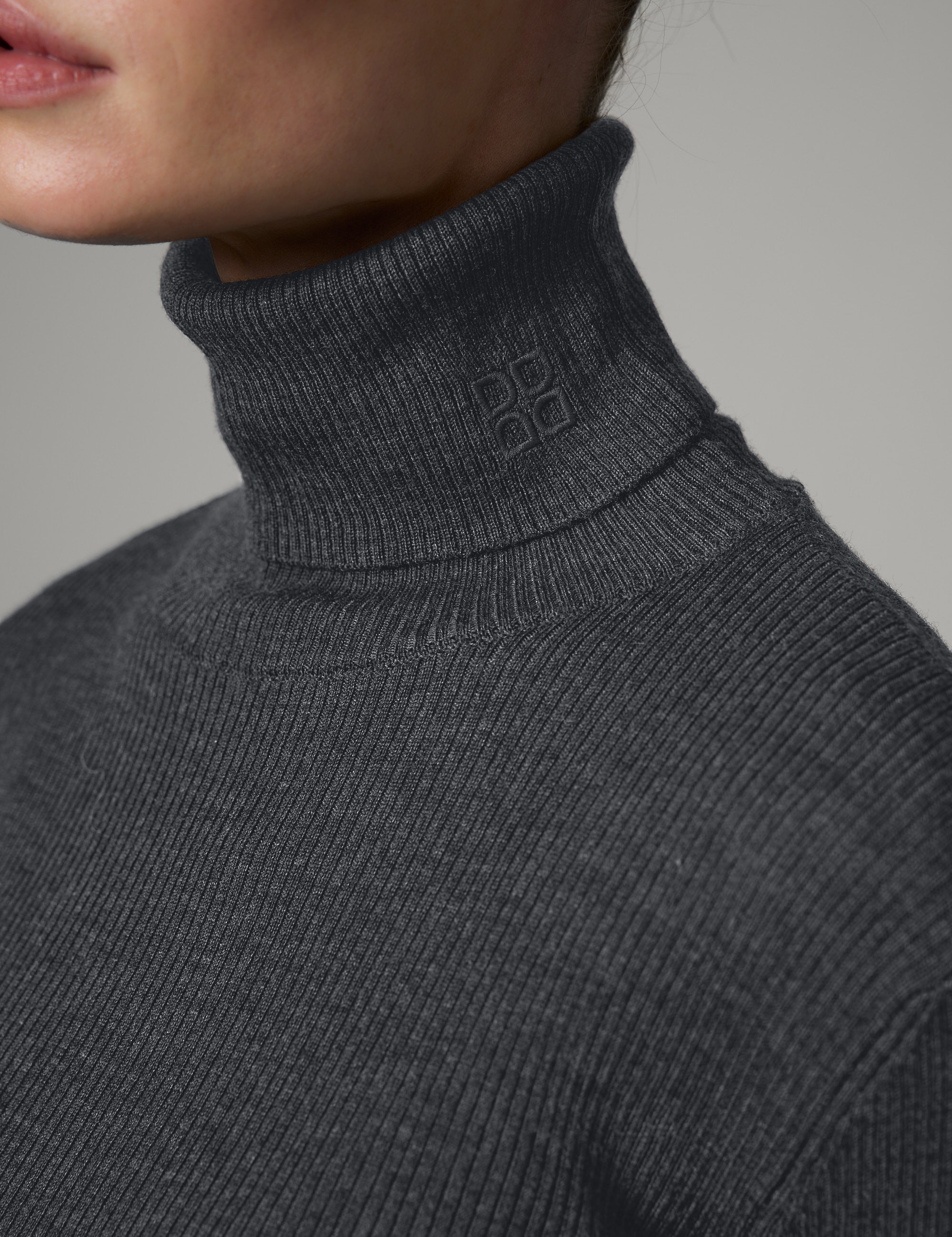 DAY Birger ét Mikkelsen Sierra - Daily Elements - Pullover Sweater 500003 Dark Grey Melange