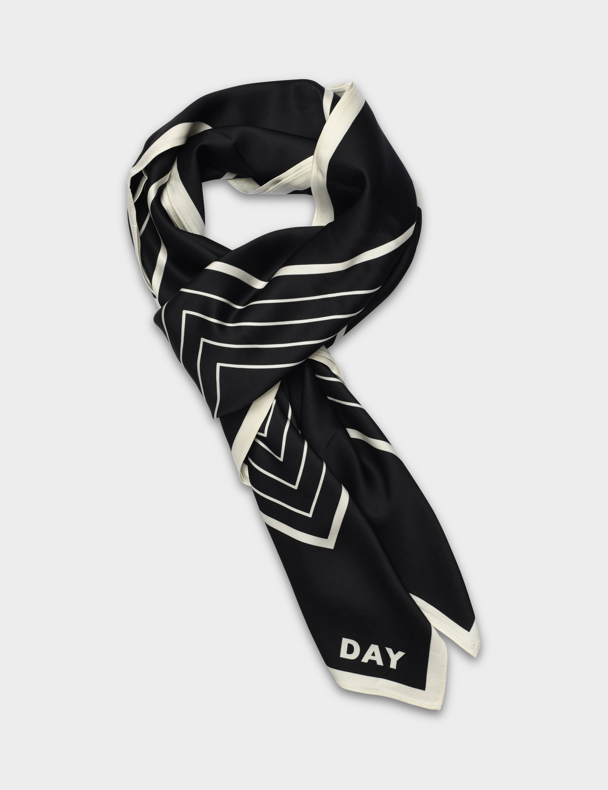 DAY Birger ét Mikkelsen Sille - Daily Scarf Scarves 190303 BLACK