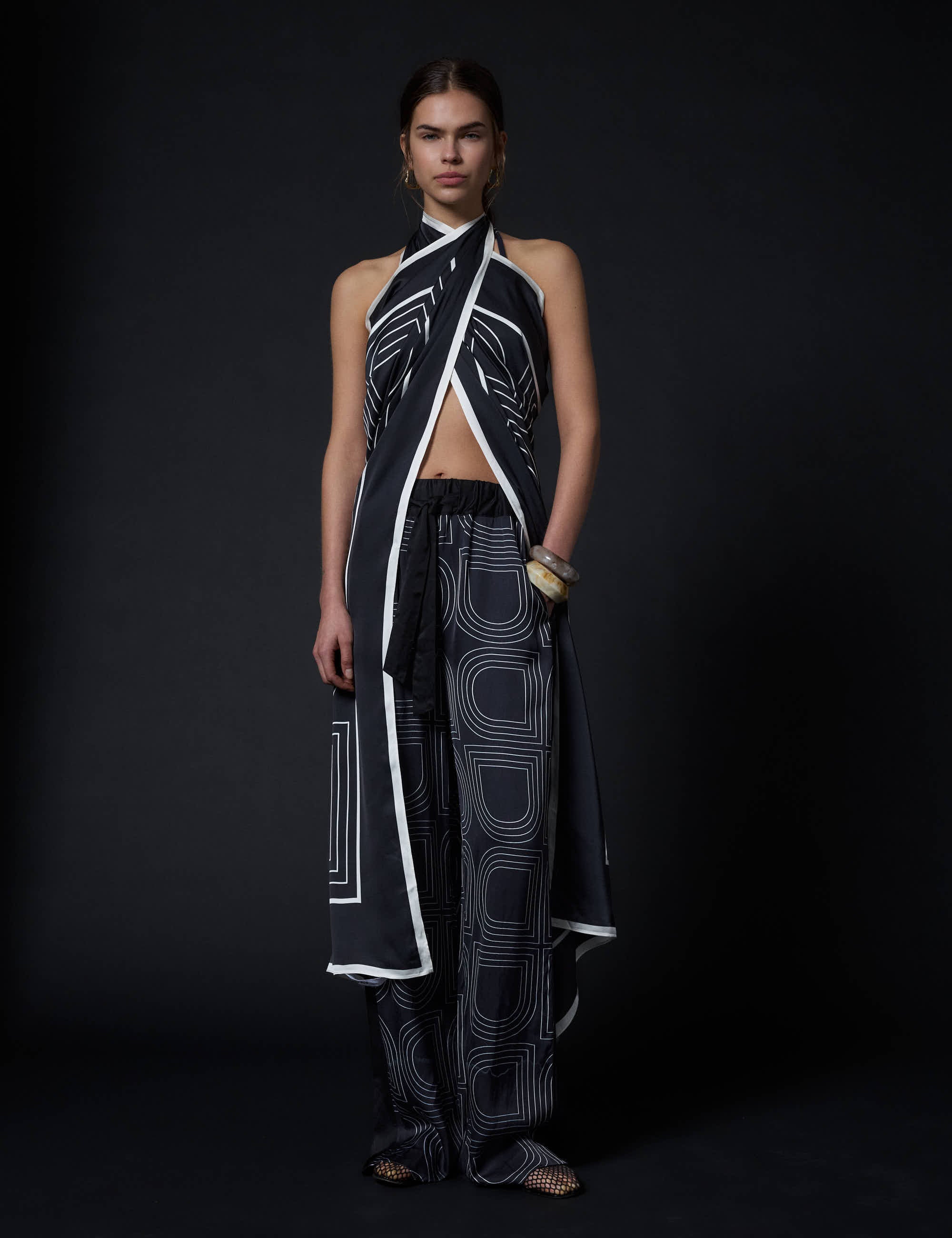 DAY Birger ét Mikkelsen Sille - Daily Scarf - Tørklæde Tørklæde 190303 Black