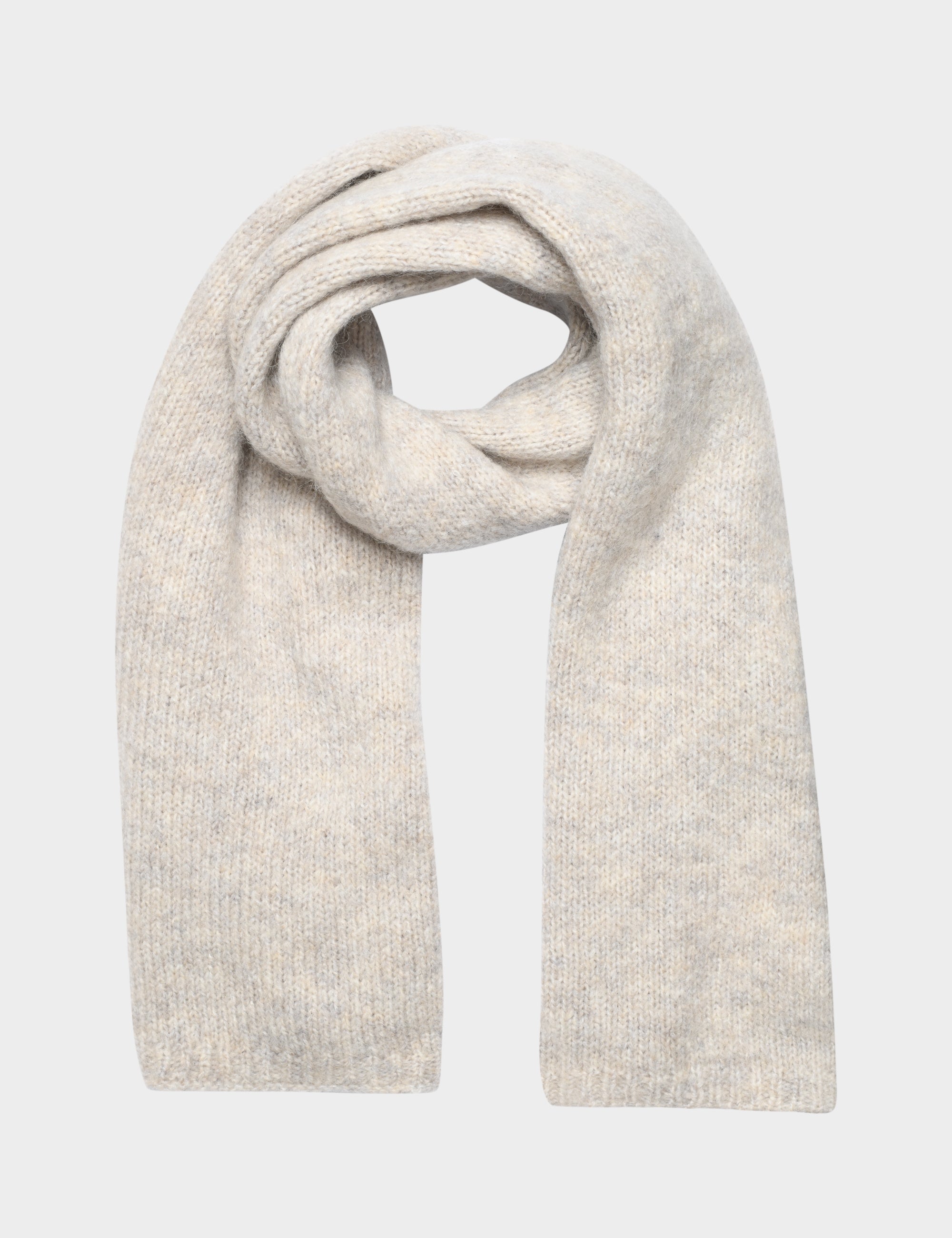 DAY Birger ét Mikkelsen Sine - Soft Mohair Scarves 500036 LIGHT GREY MELANGE