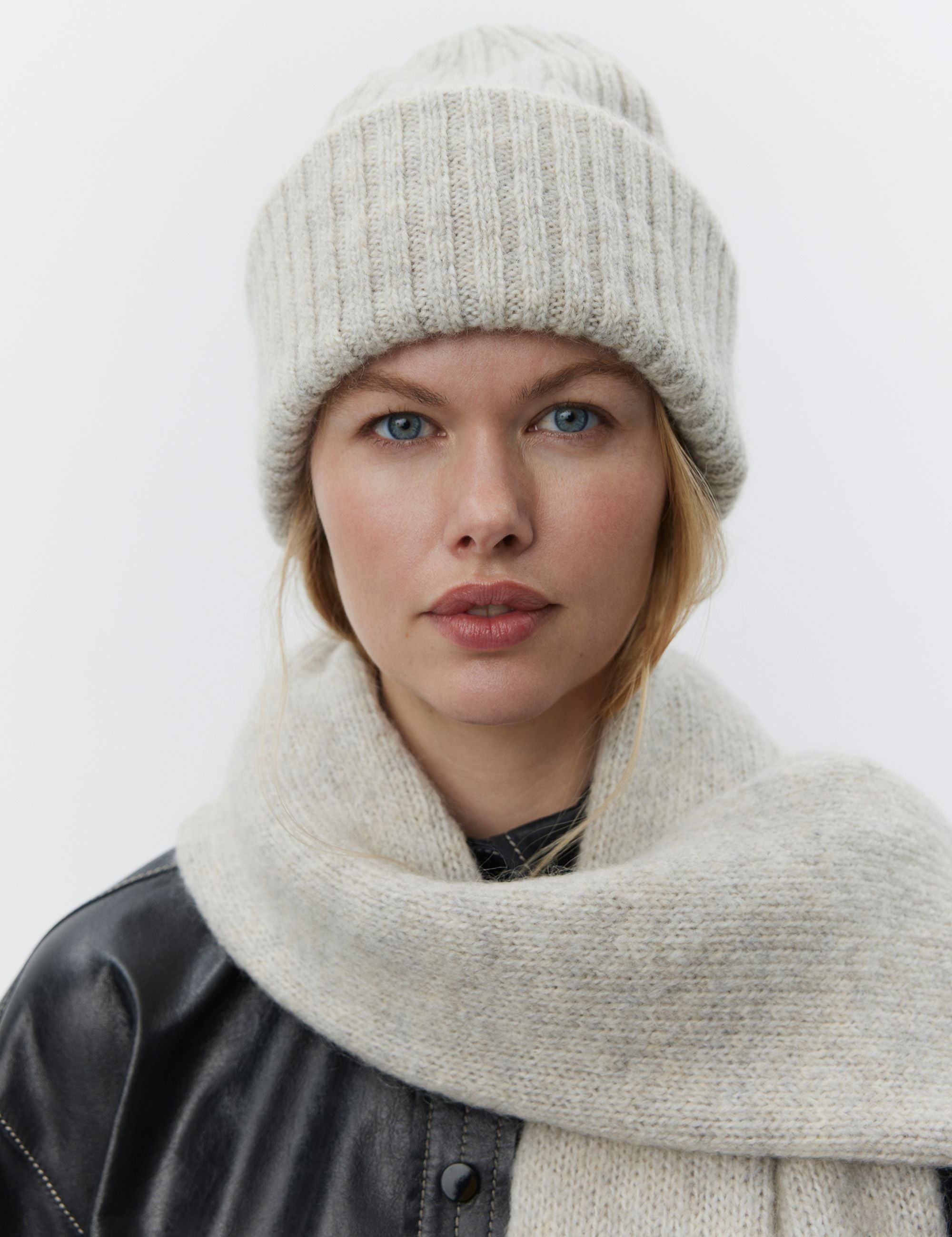 DAY Birger ét Mikkelsen Sine - Soft Mohair Tørklæde 500036 Light Grey Melange