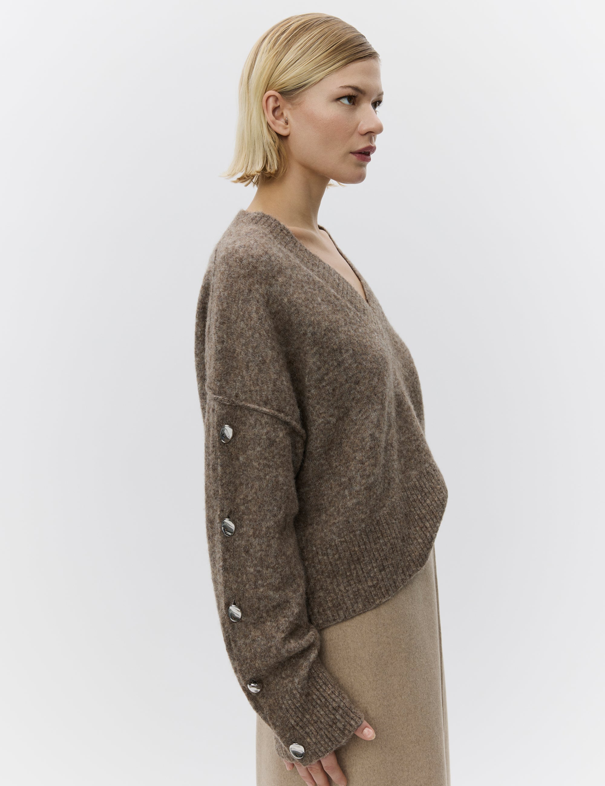 DAY Birger ét Mikkelsen Solange - Cozy Days Pullover 500166 WREN MELANGE