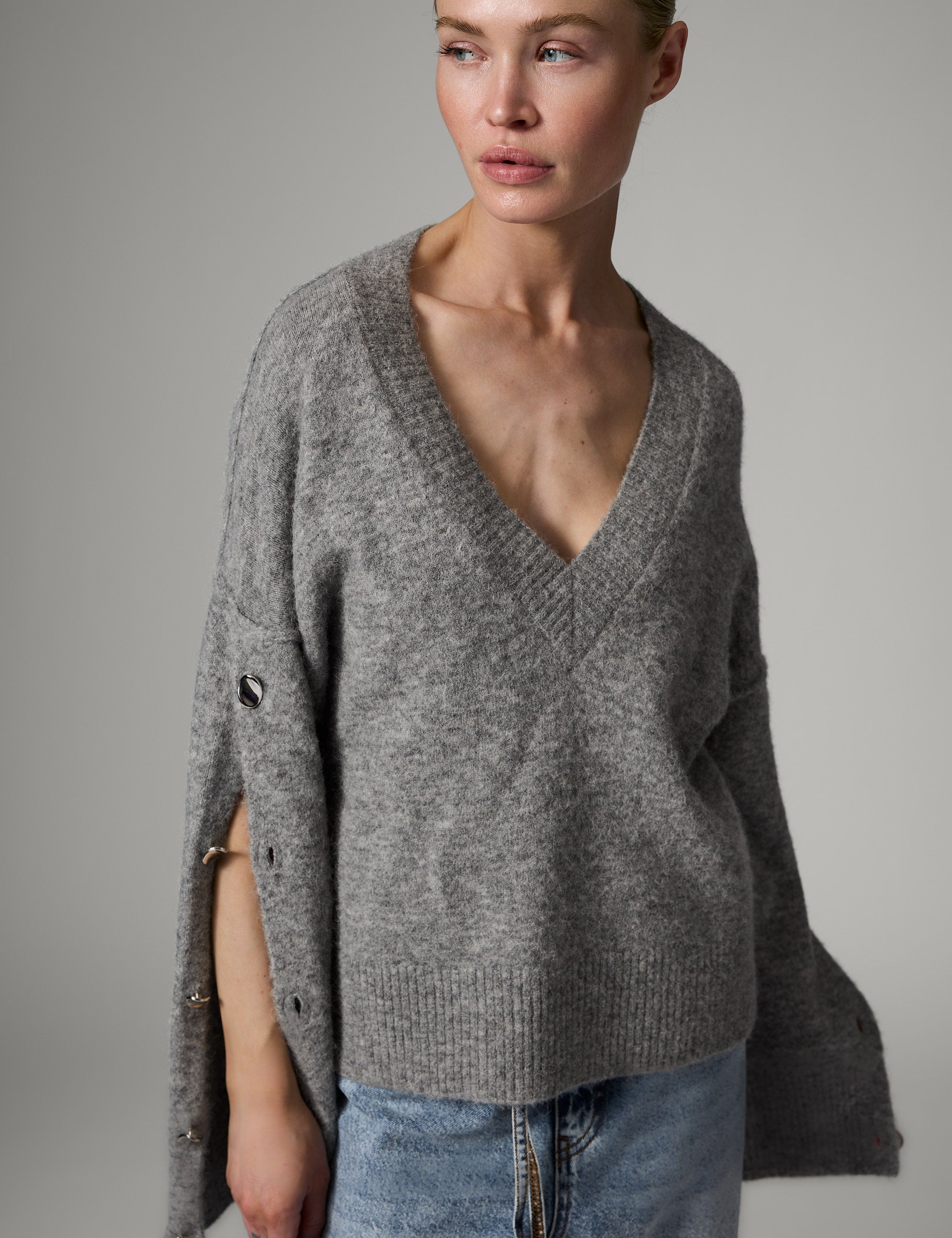 DAY Birger ét Mikkelsen Solange - Cozy Days Sweater 500056 Grey Melange