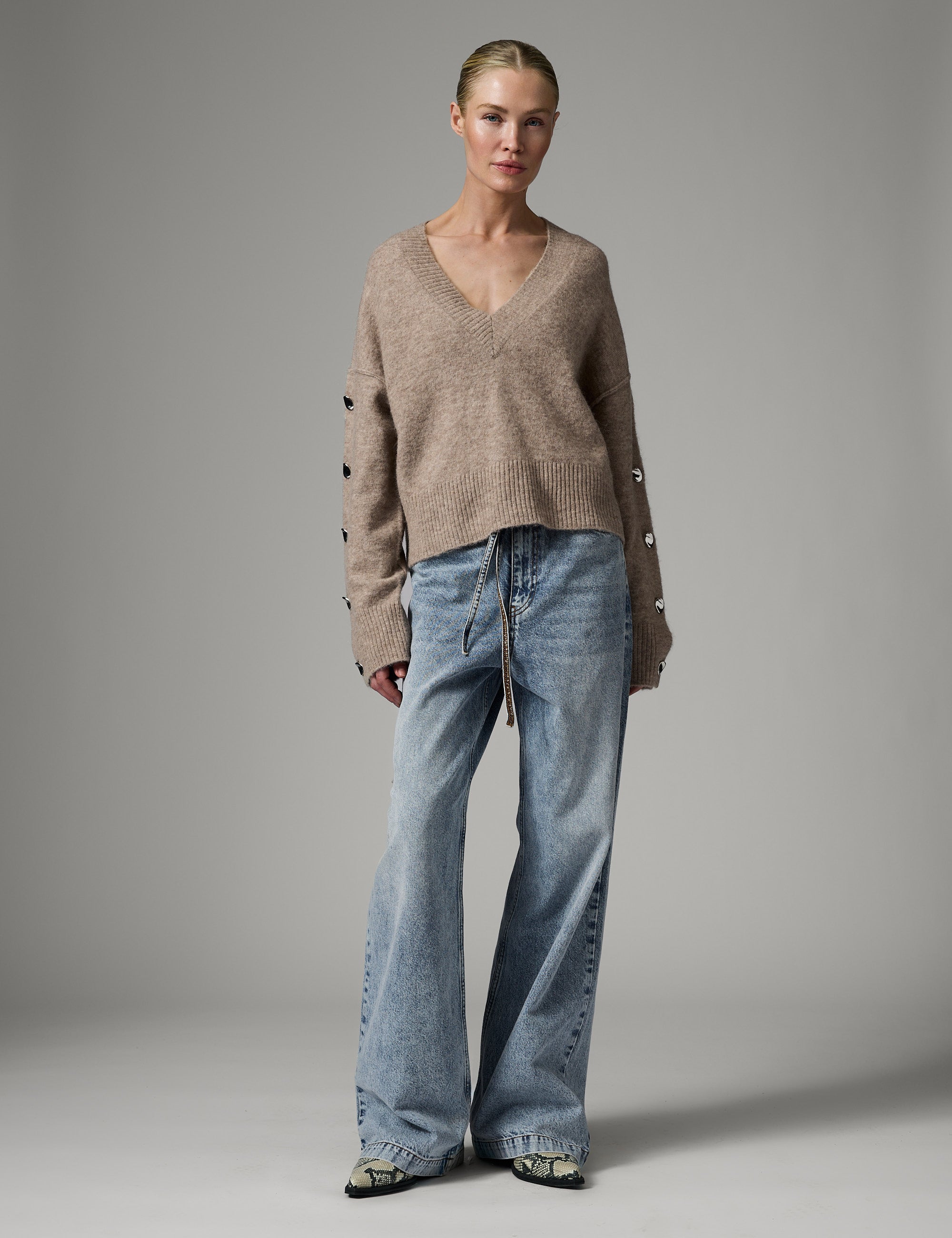DAY Birger ét Mikkelsen Solange - Cozy Days - Pullover Sweater 500082 Hazel Melange