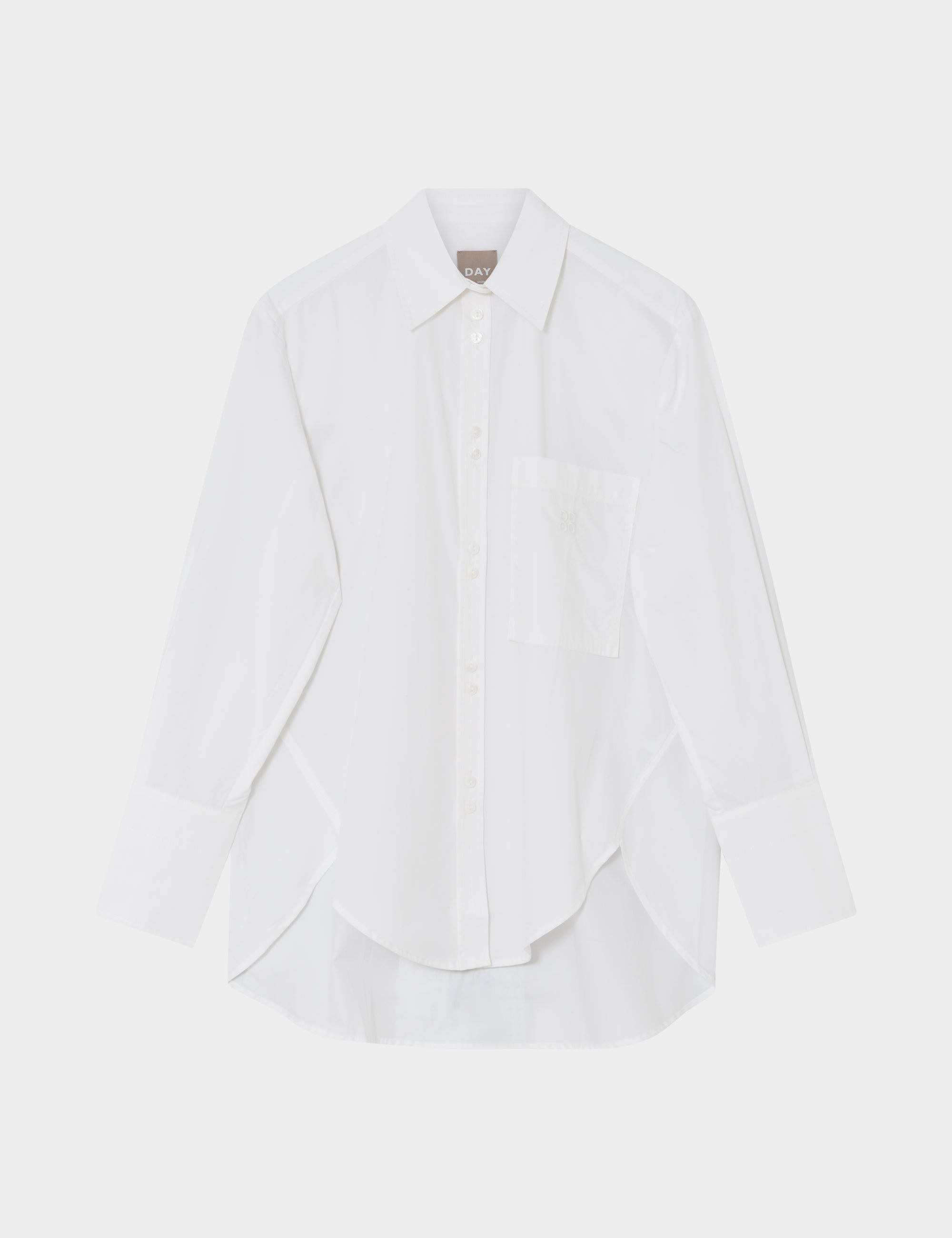 DAY Birger ét Mikkelsen Stella Pocket- Poplina Top 110601 BRIGHT WHITE