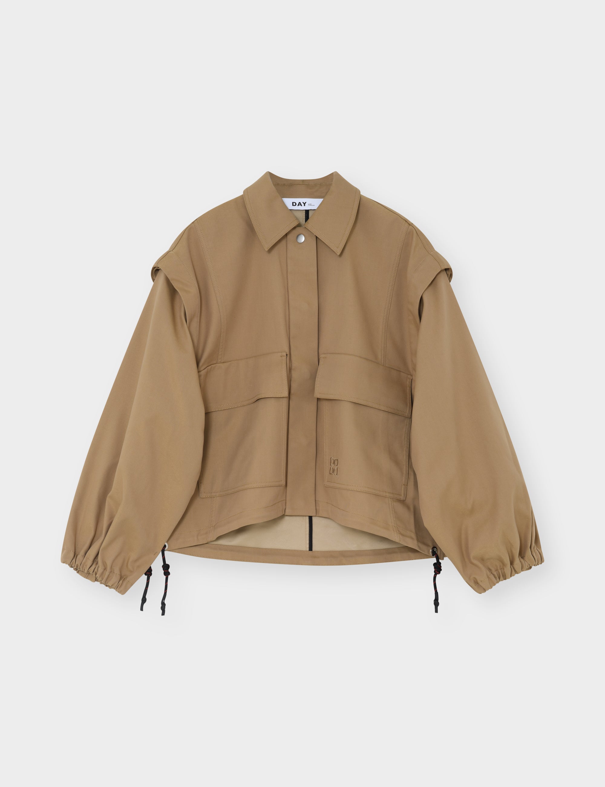DAY Birger ét Mikkelsen Stevens - Canvas Deluxe - Jacket Jakke 170836 ECRU OLIVE