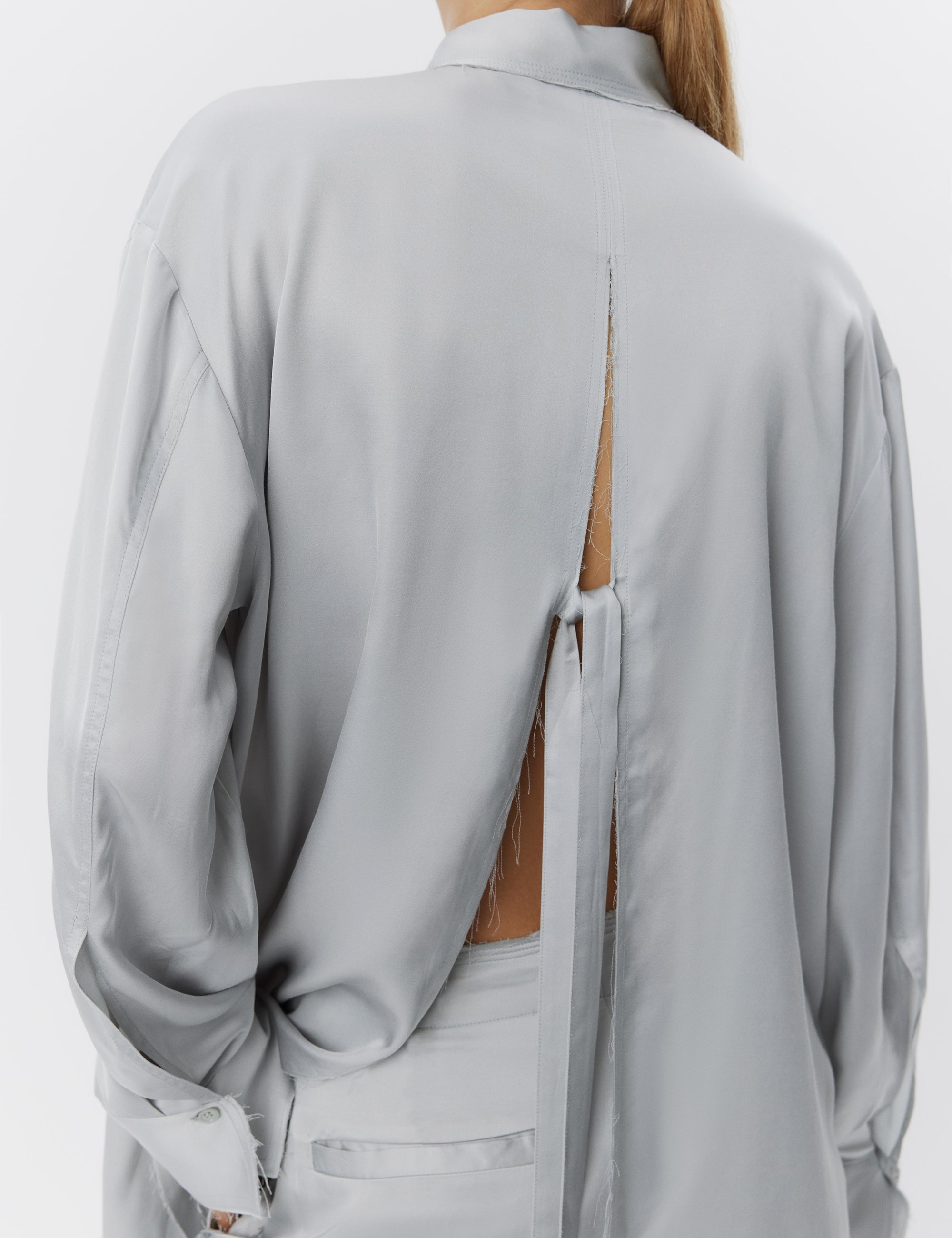 DAY Birger ét Mikkelsen Strong - Fluid viscose Shirts & Blouses 144206 PEARL BLUE