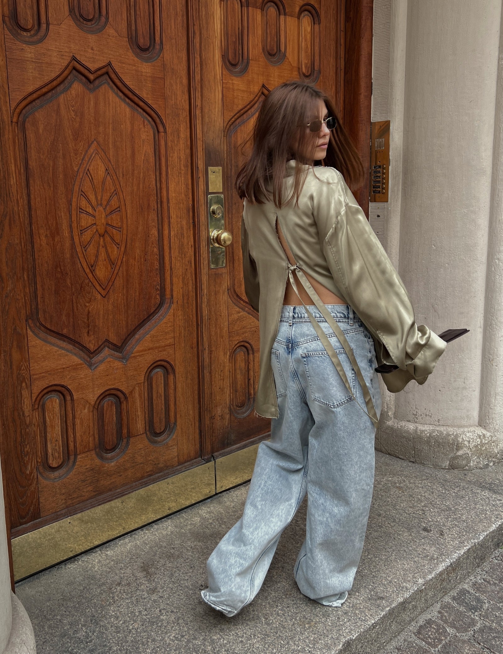 DAY Birger ét Mikkelsen Strong - Fluid viscose Shirts & Blouses 500147 SAGE KHAKI