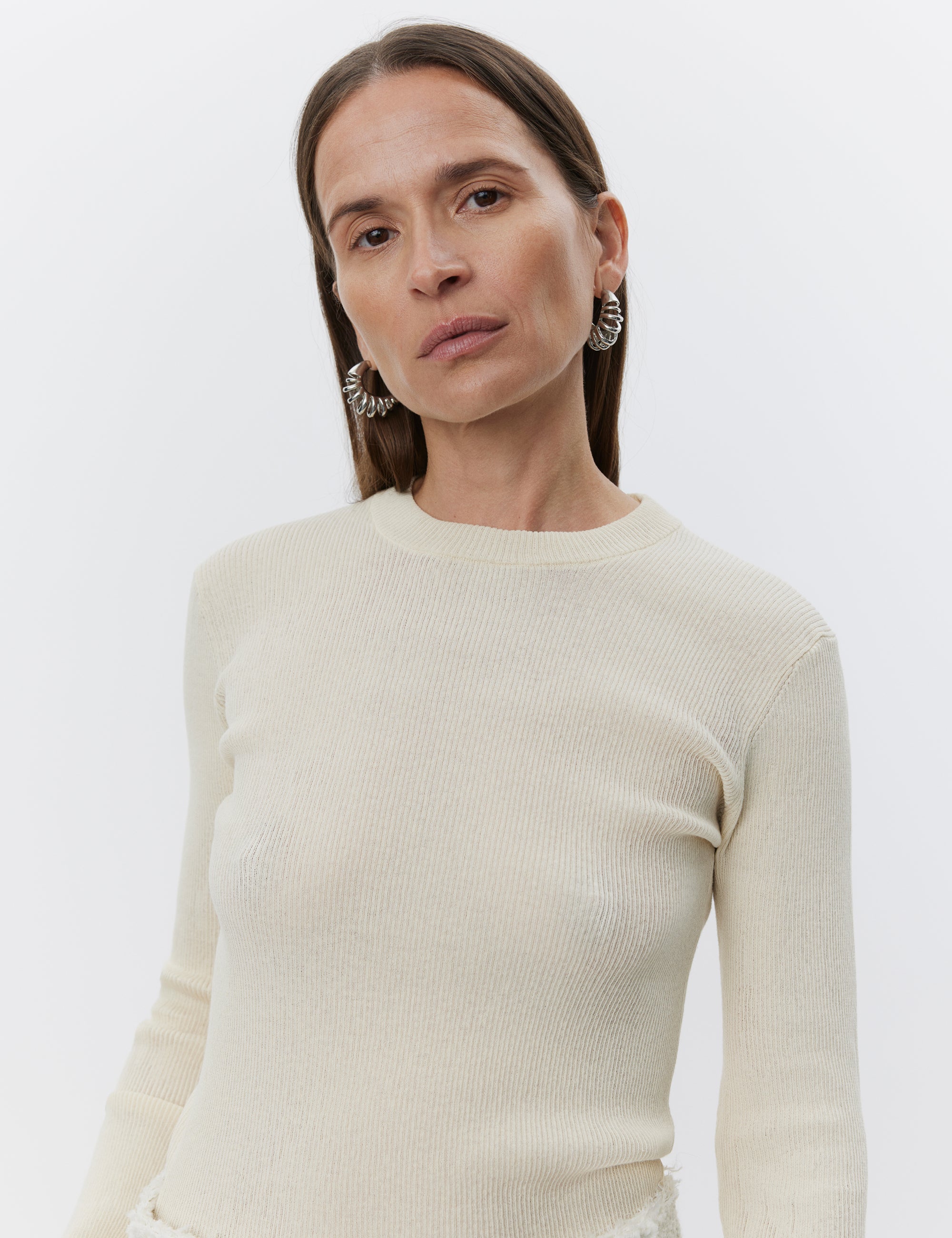 DAY Birger ét Mikkelsen Teran - Cotton Base Sweater 120110 Pistachio Shell