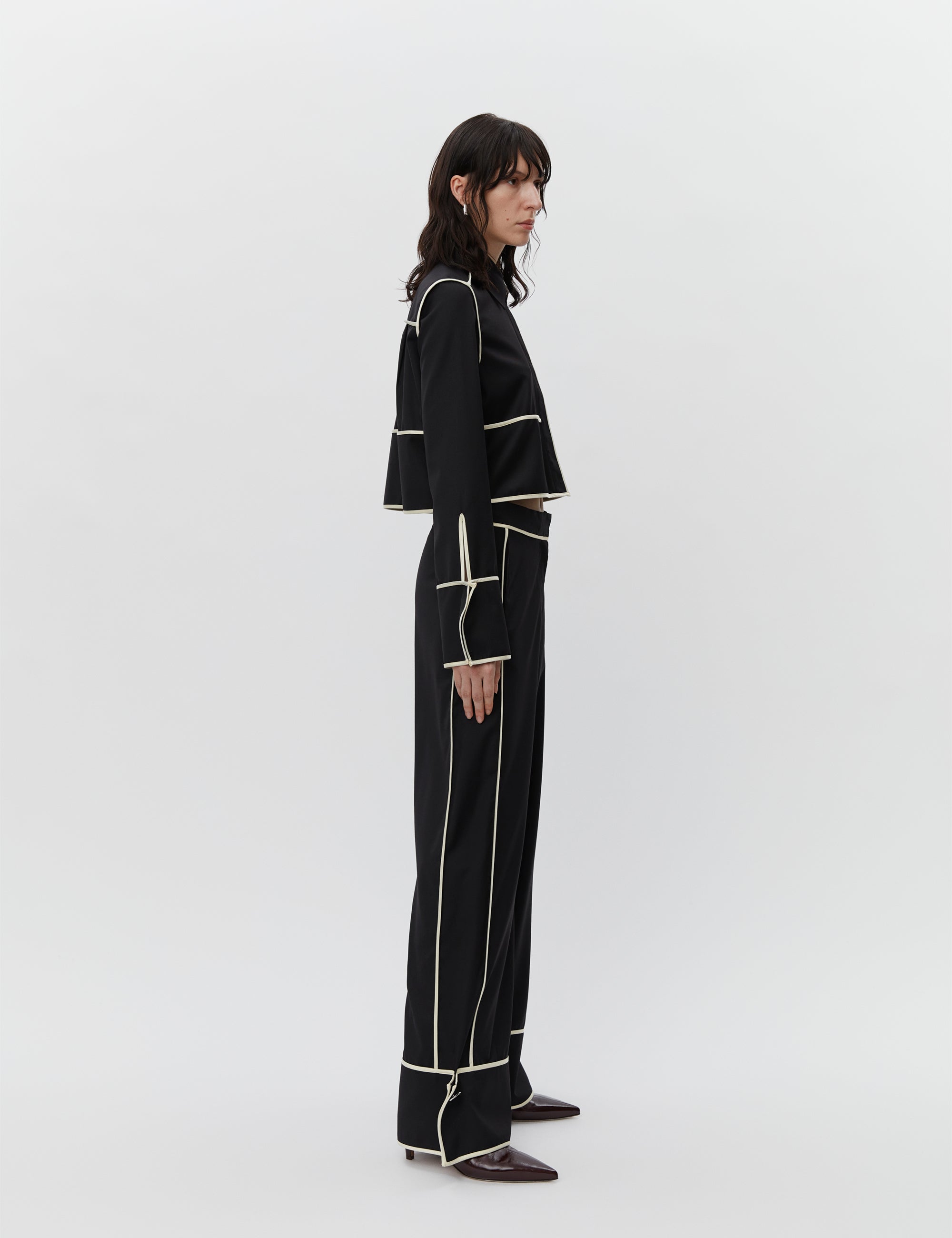 DAY Birger ét Mikkelsen Tessa - Refined Suiting Blend Shirts & Blouses 190303 BLACK