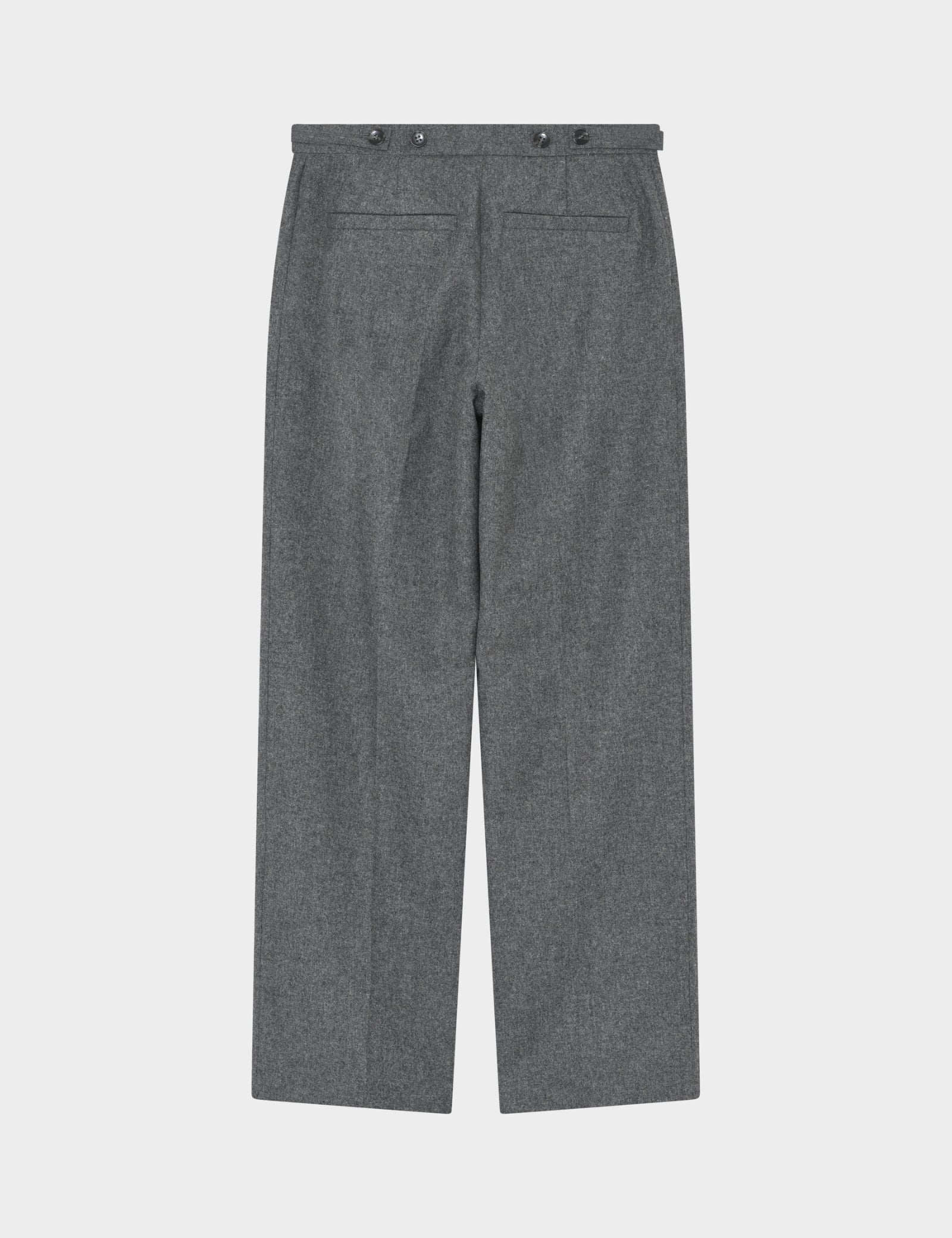 DAY Birger ét Mikkelsen Thalia - Melange Wool Pants 500006 MEDIUM GREY MELANGE