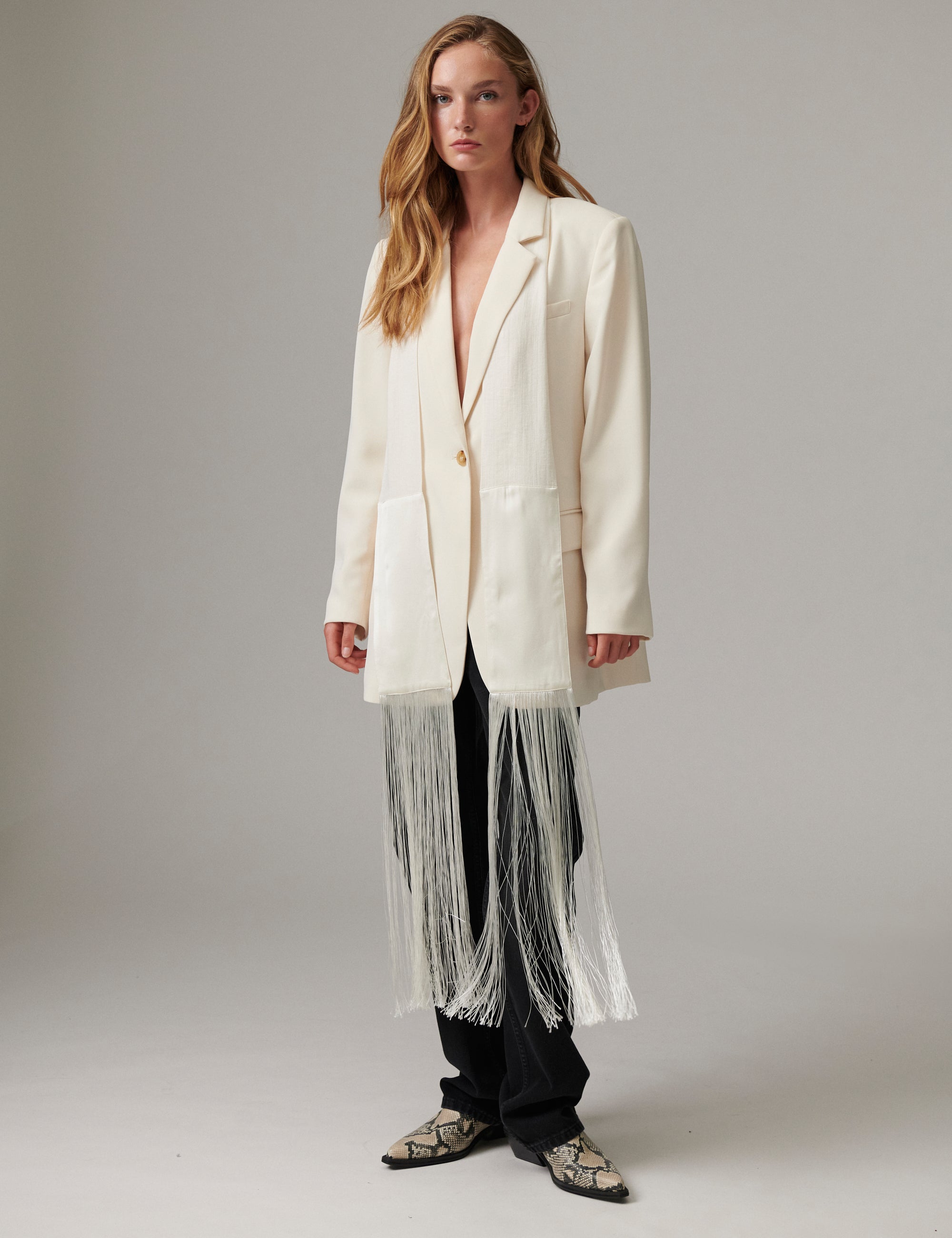 DAY Birger ét Mikkelsen Tory - Contrast Linen - Tørklæde Tørklæde 110605 Jet Stream