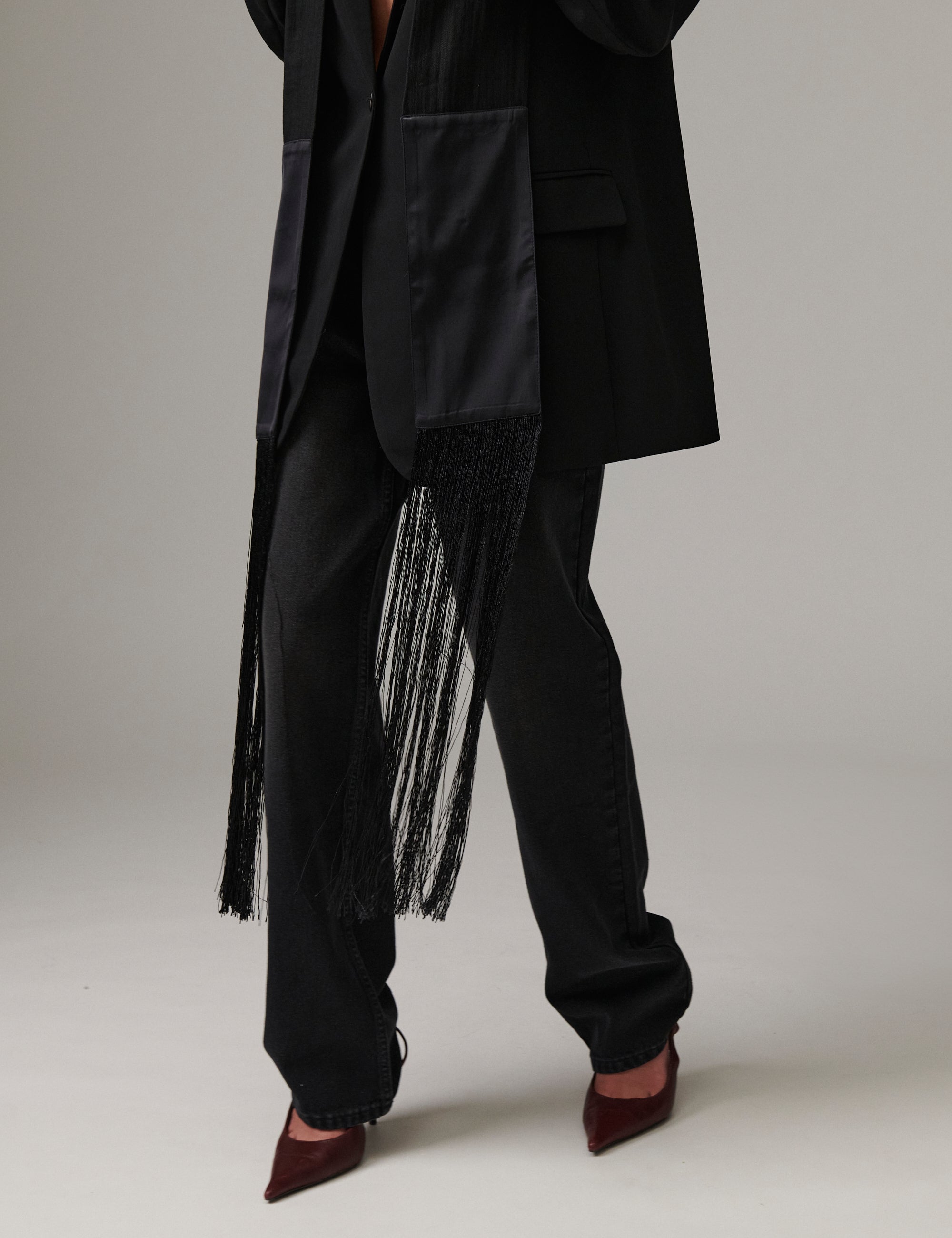 DAY Birger ét Mikkelsen Tory - Contrast Linen - Tørklæde Tørklæde 190303 Black