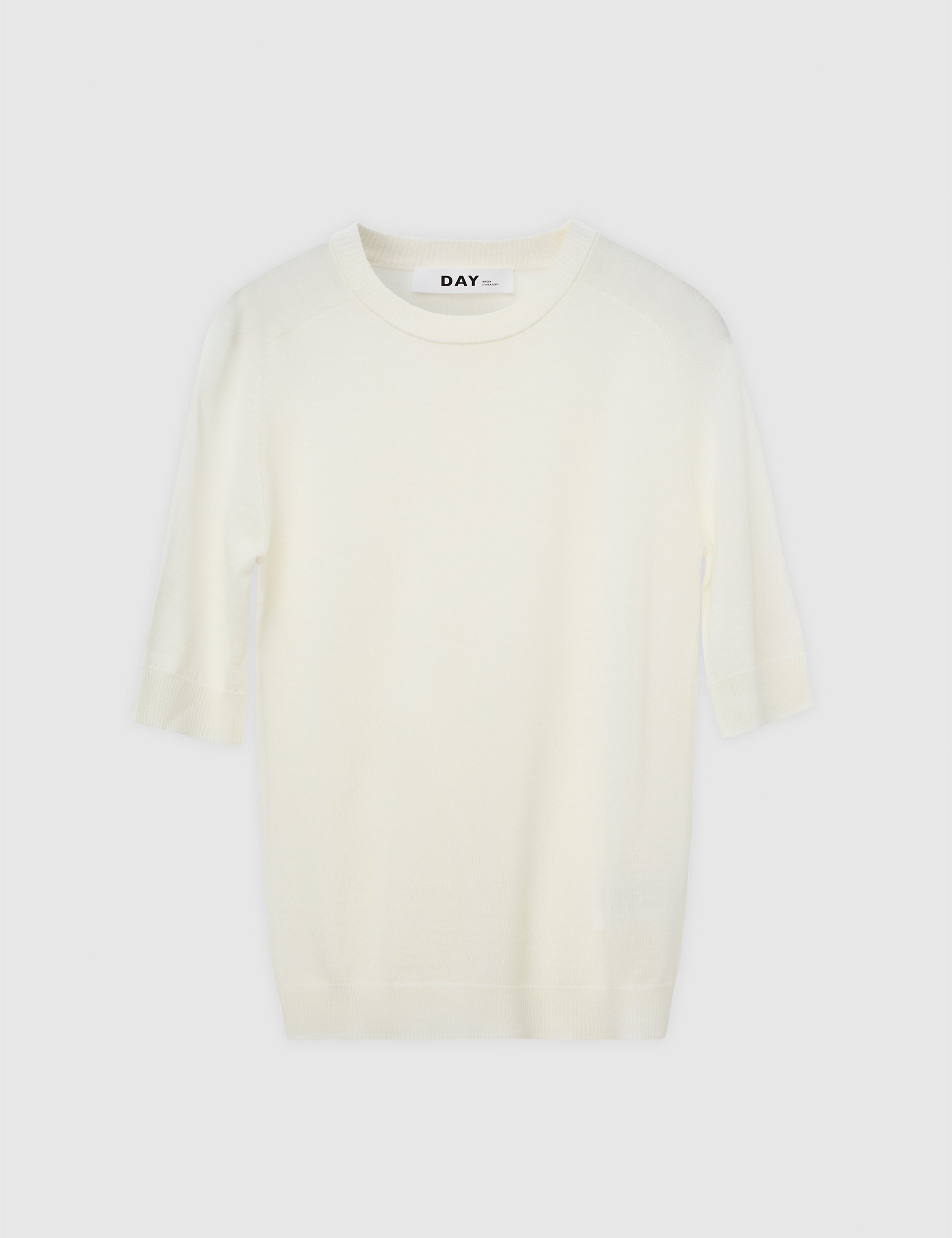 DAY Birger ét Mikkelsen Carolina - Daily Elements - Pullover Sweater 01002 Ivory Shade