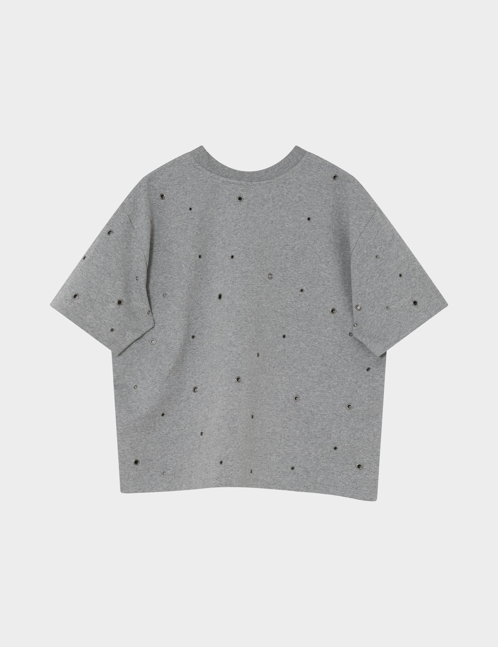 2NDDAY 2NDAralo - Eyelet Jersey - T-shirt T-shirt 420130 Medium Grey Melange