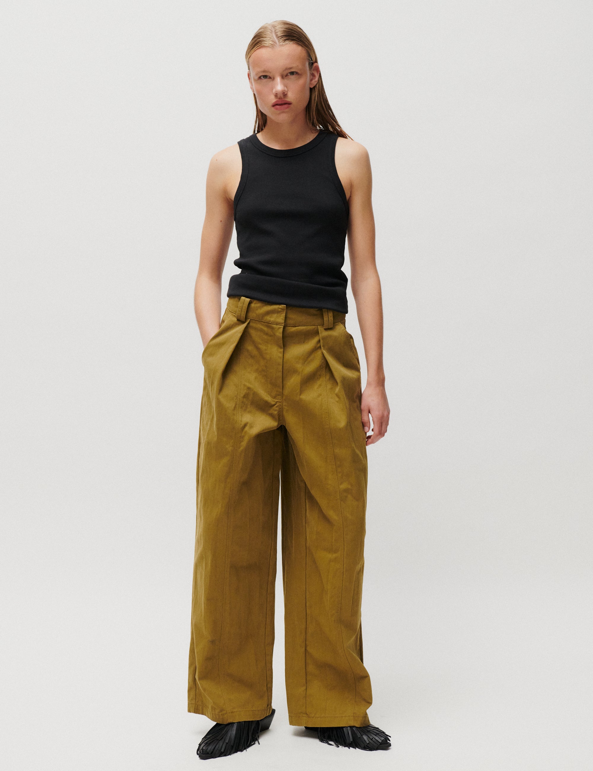 2NDDAY 2NDArlert - Firm Cotton - Bukser Bukser 180627 Fir Green