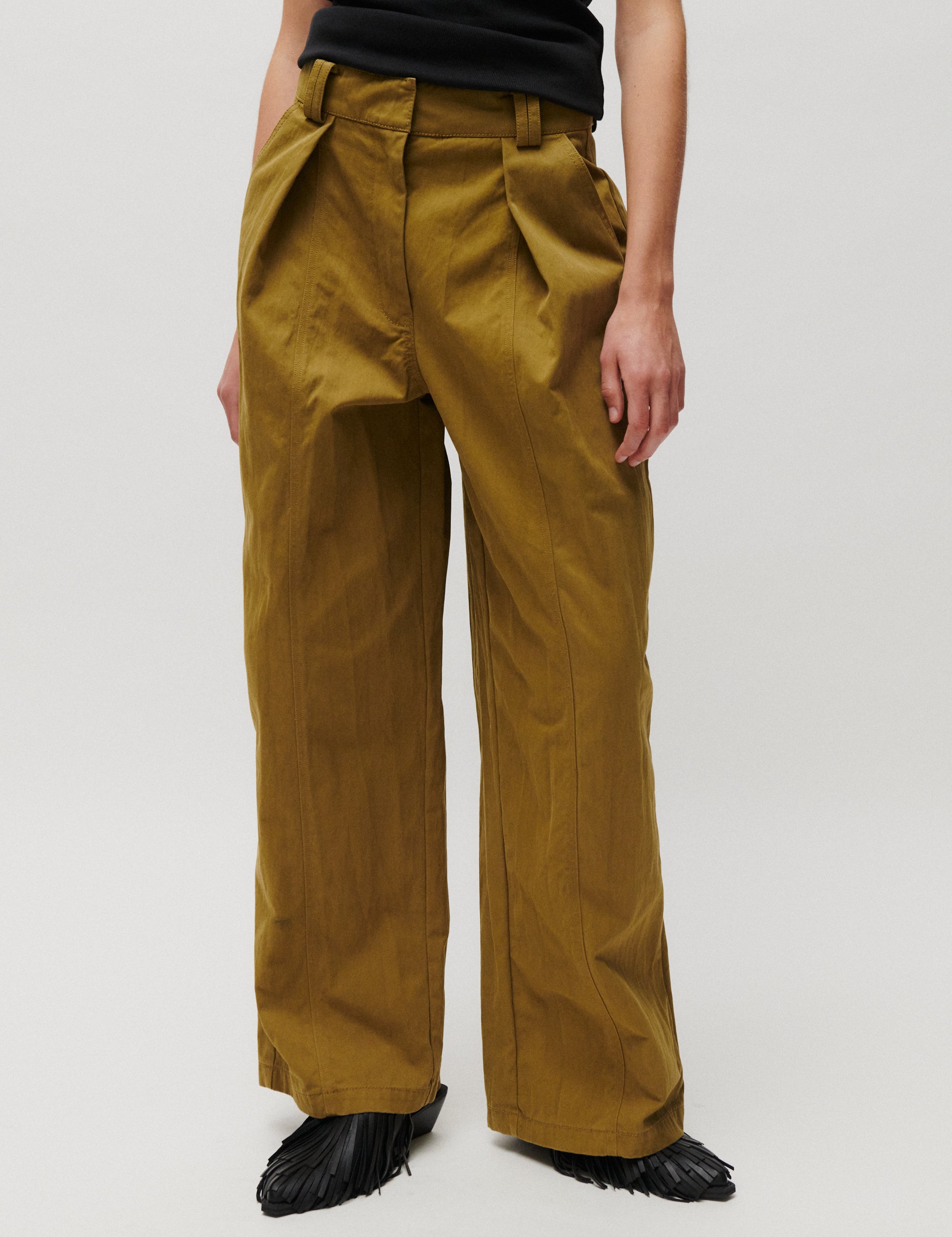 2NDDAY 2NDArlert - Firm Cotton - Bukser Bukser 180627 Fir Green