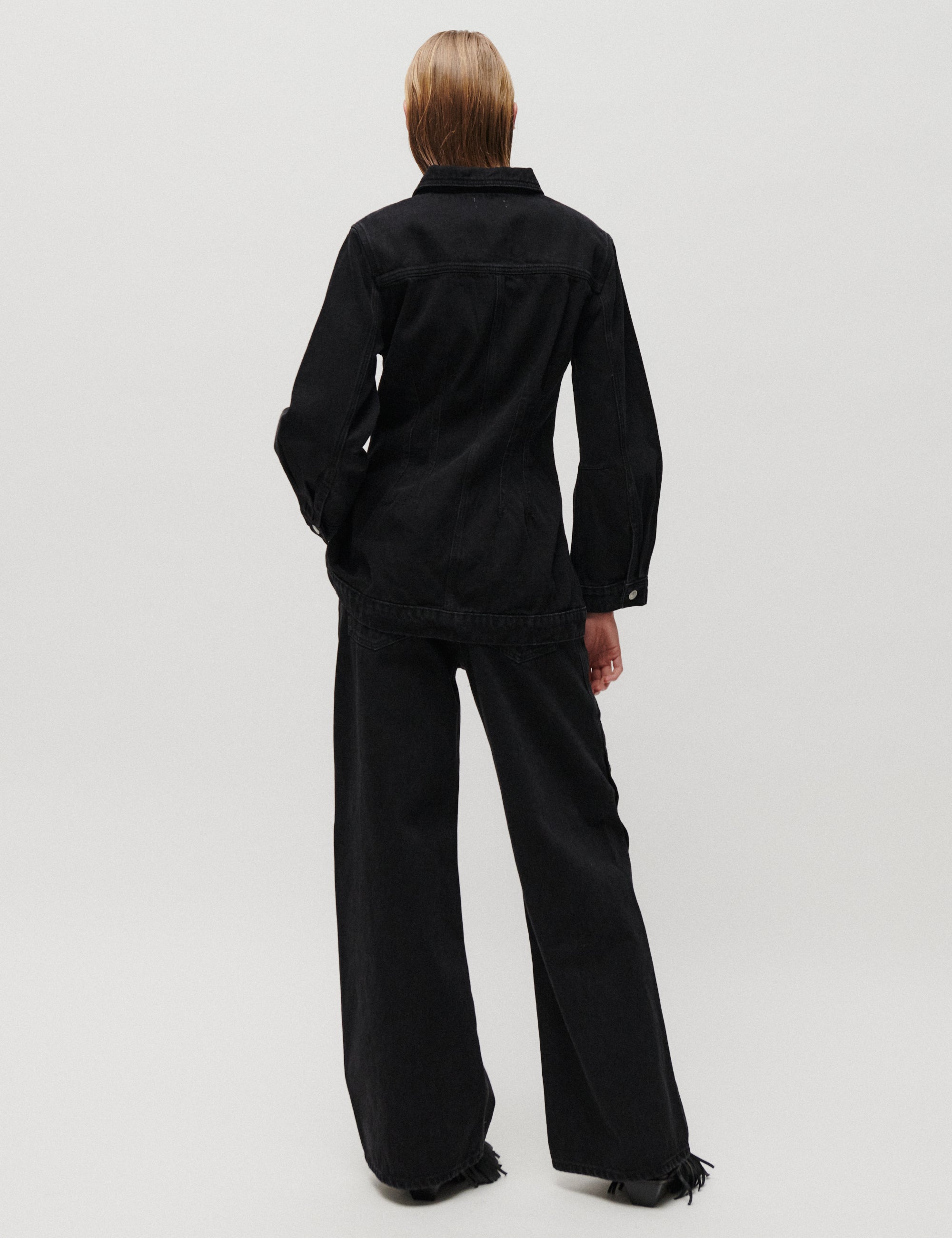 2NDDAY 2NDBilla - Black Wash Jakke D002 Black Denim