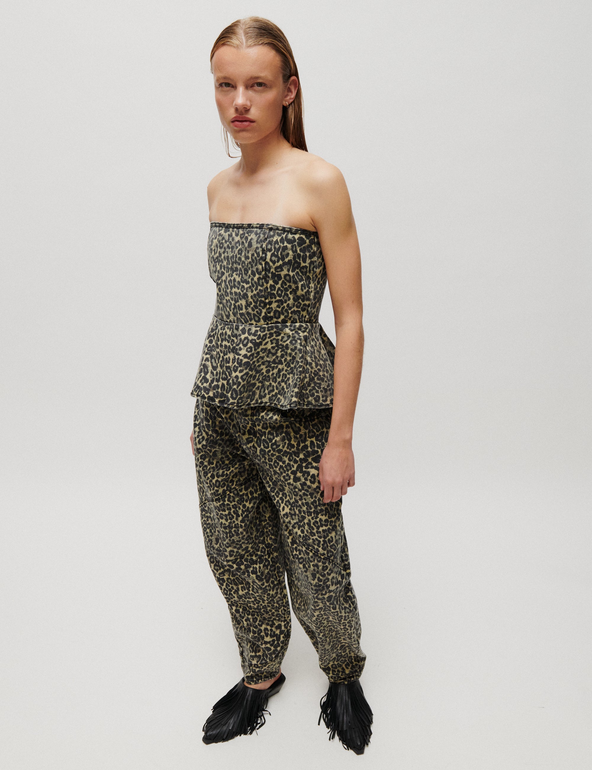 2NDDAY 2NDBoe - Print Denim Jeans 420162 Leo AOP