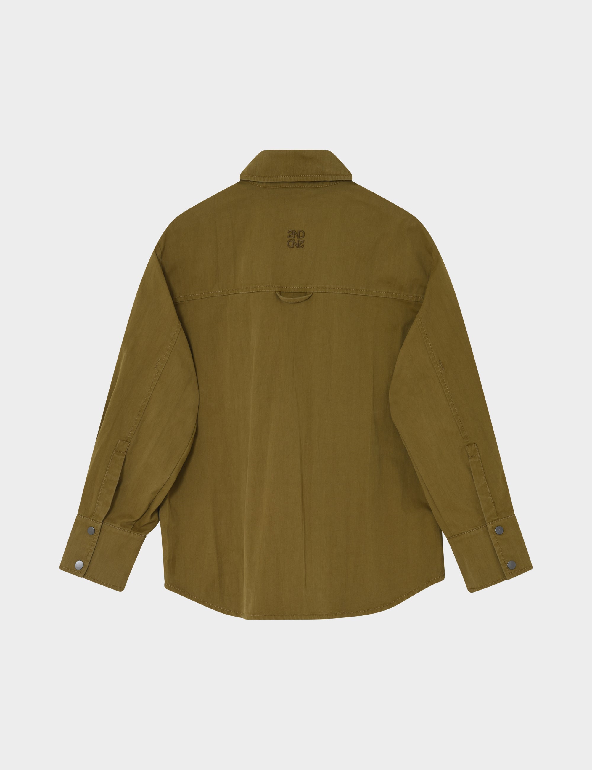2NDDAY 2NDBrucia - Firm Cotton - Skjorte Bluse 180627 Fir Green