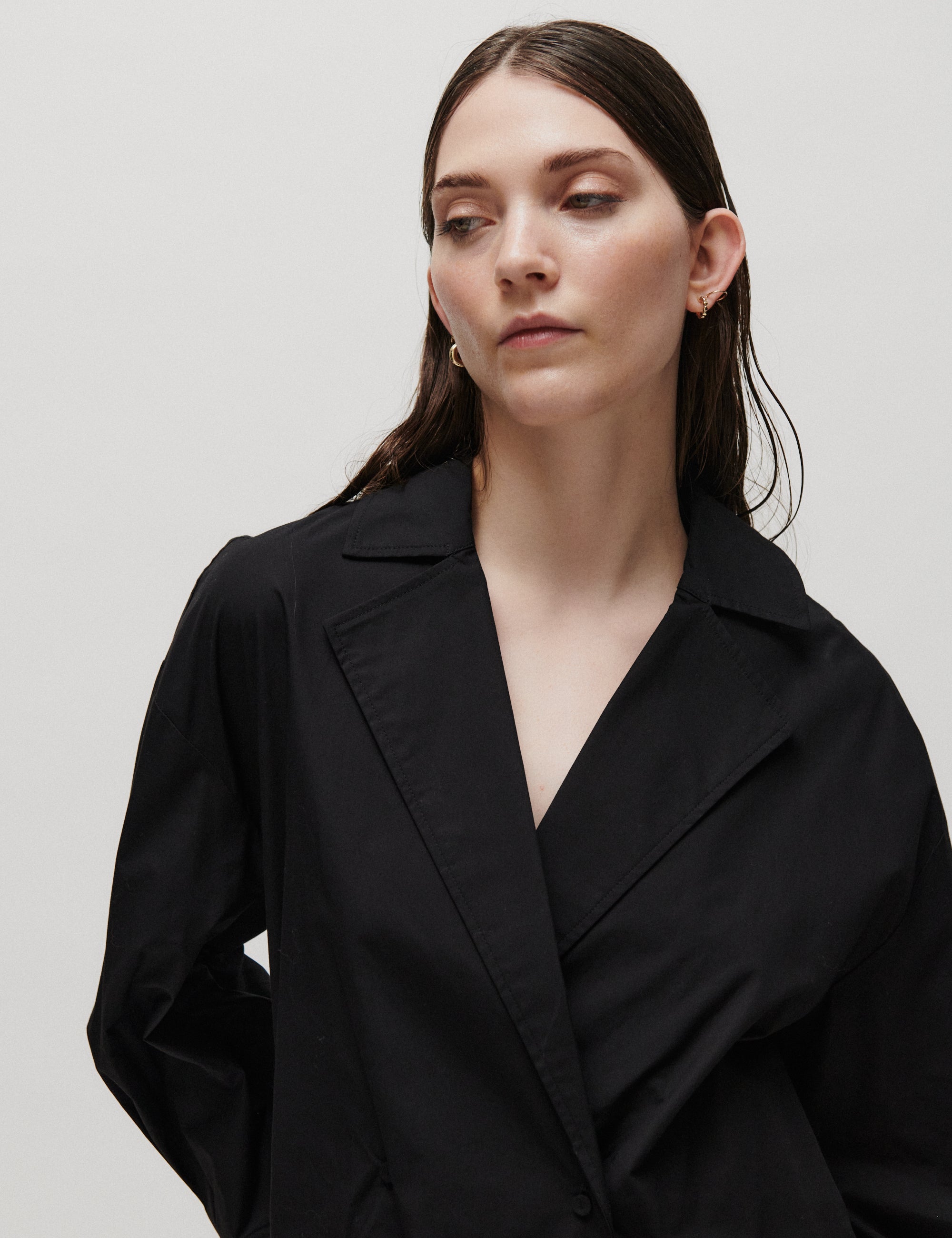2NDDAY 2NDFern - Crispy Poplin - Skjorte Bluse 190303 Black