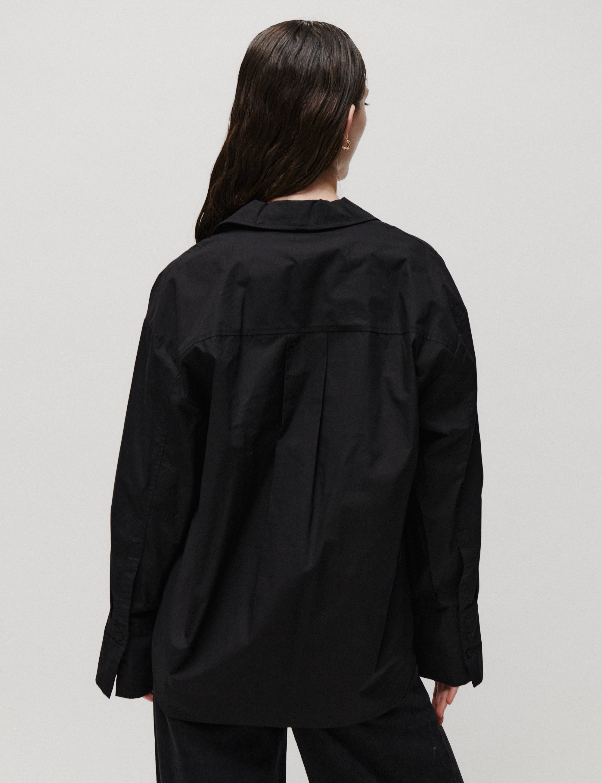 2NDDAY 2NDFern - Crispy Poplin - Skjorte Bluse 190303 Black