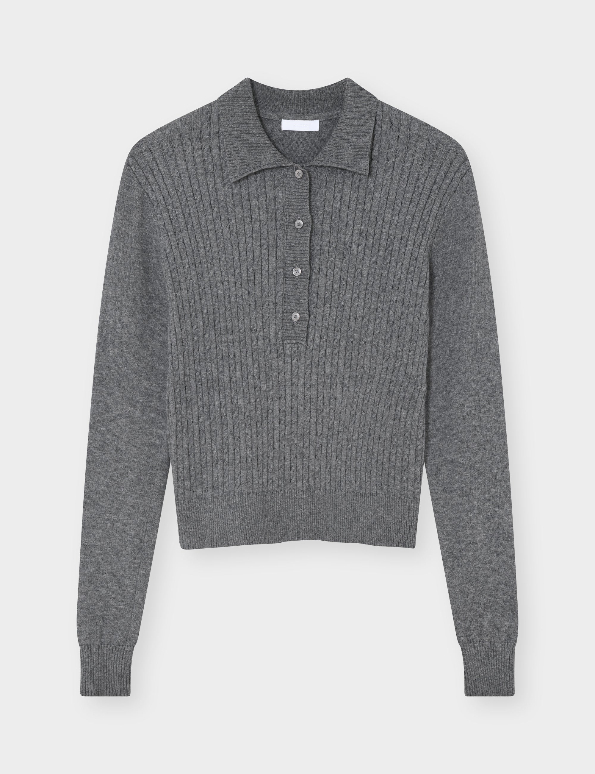 2NDDAY 2NDJaneice - Soft Wool - Bluse Bluse 420130 Medium Grey Melange