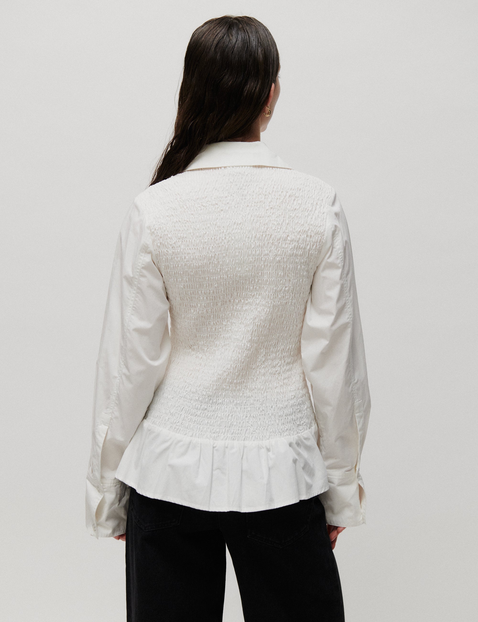 2NDDAY 2NDJoda - Crispy Poplin - Skjorte Bluse 114001 Brilliant White