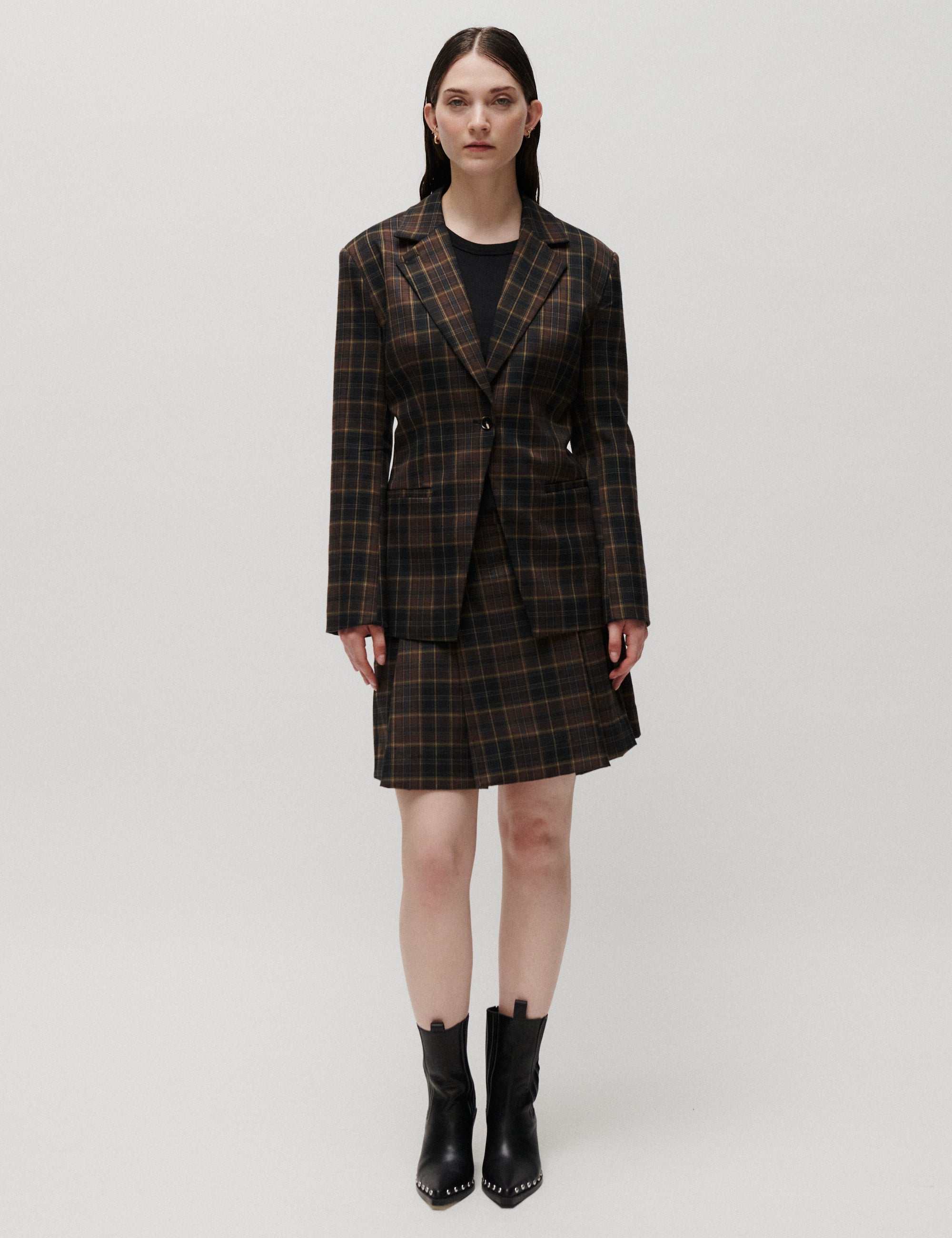 2NDDAY 2NDMatilda - Modern Checks Skirt 420164 Java Check