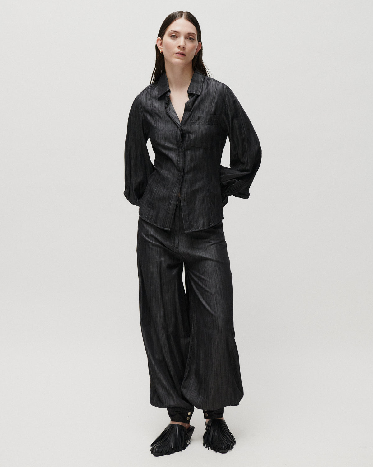 2NDDAY 2NDOem - Tenca Feel - Skjorter Bluse 190303 Black