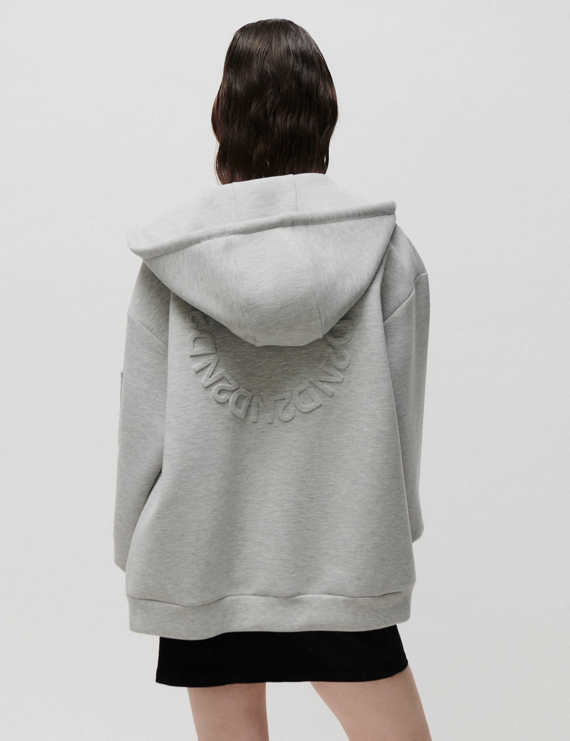 2NDDAY 2NDRedford - Scuba - Hoodie Hættetrøje DARK GREY MELANGE
