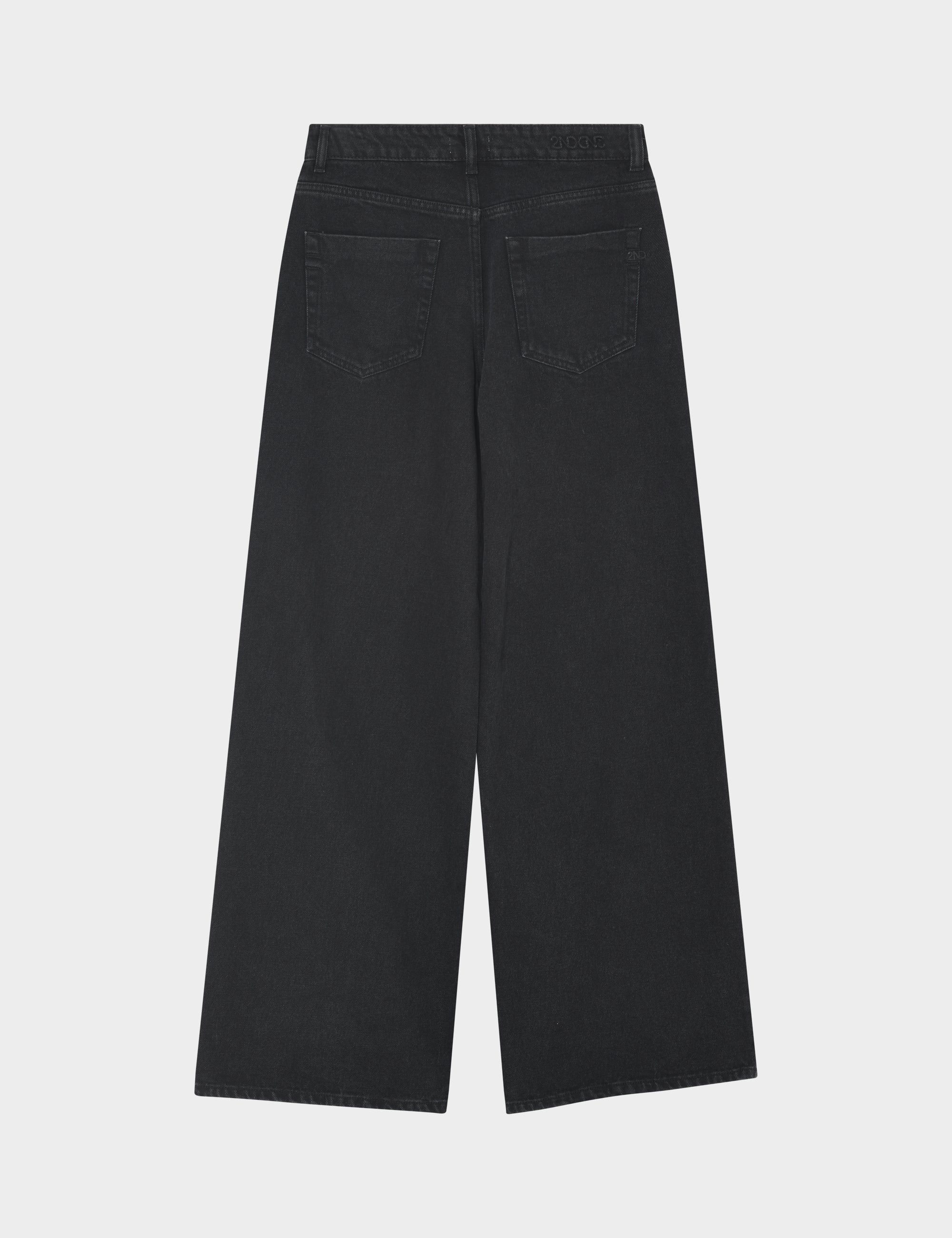 2NDDAY 2NDRoden - Black Wash Bukser D002 Black Denim