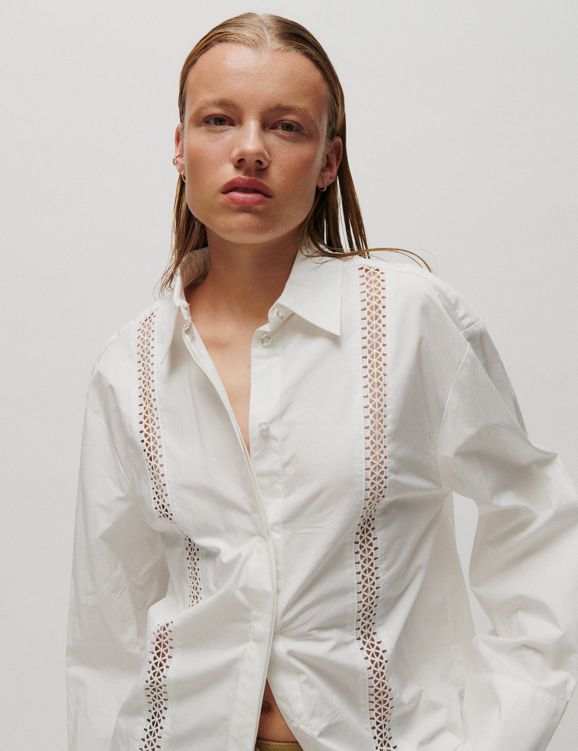 2NDDAY 2NDRordas - Crispy Poplin - Skjorter Bluse 114001 Brilliant White