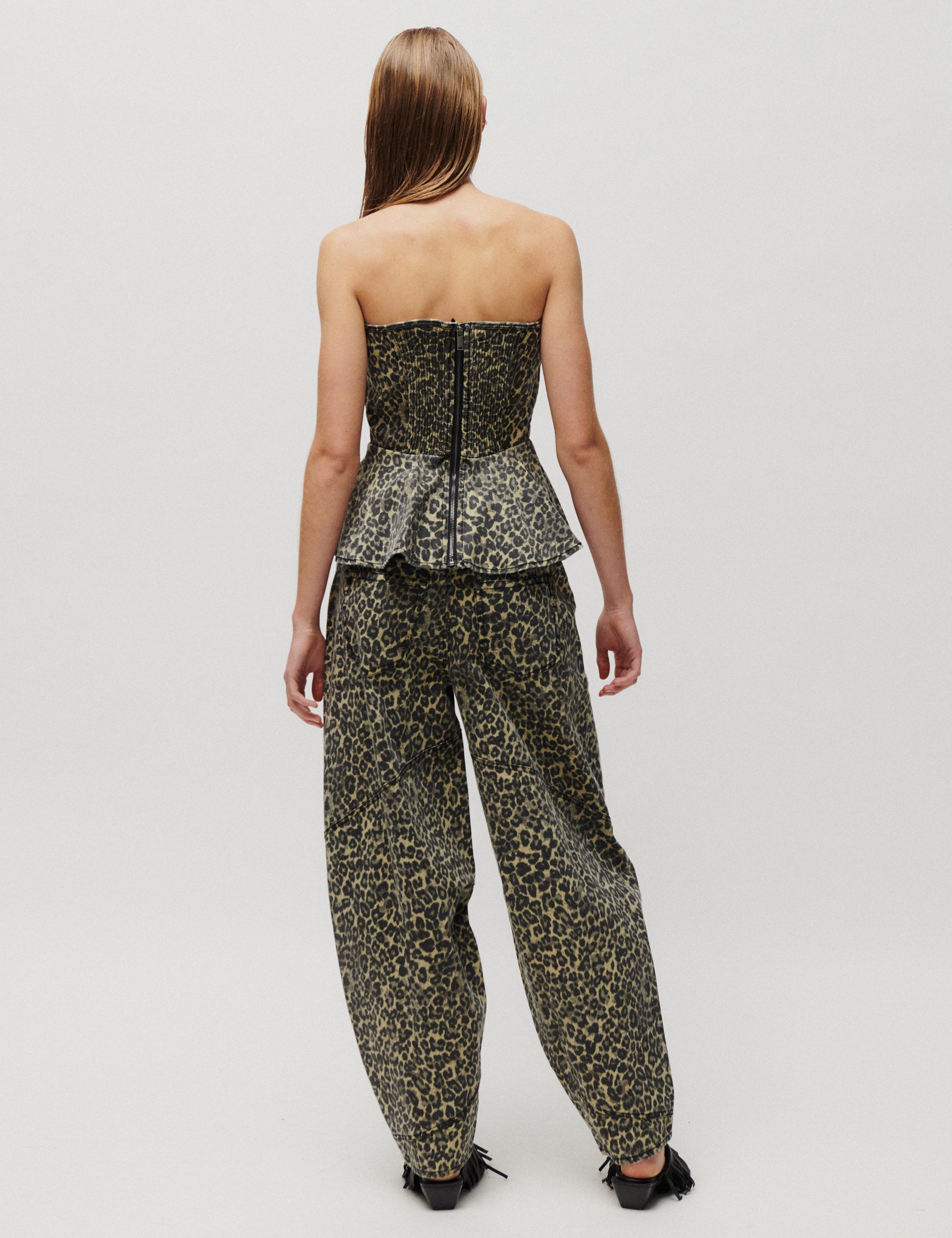 2NDDAY 2NDSaphie - Print Denim - Top Top 420162 Leo AOP