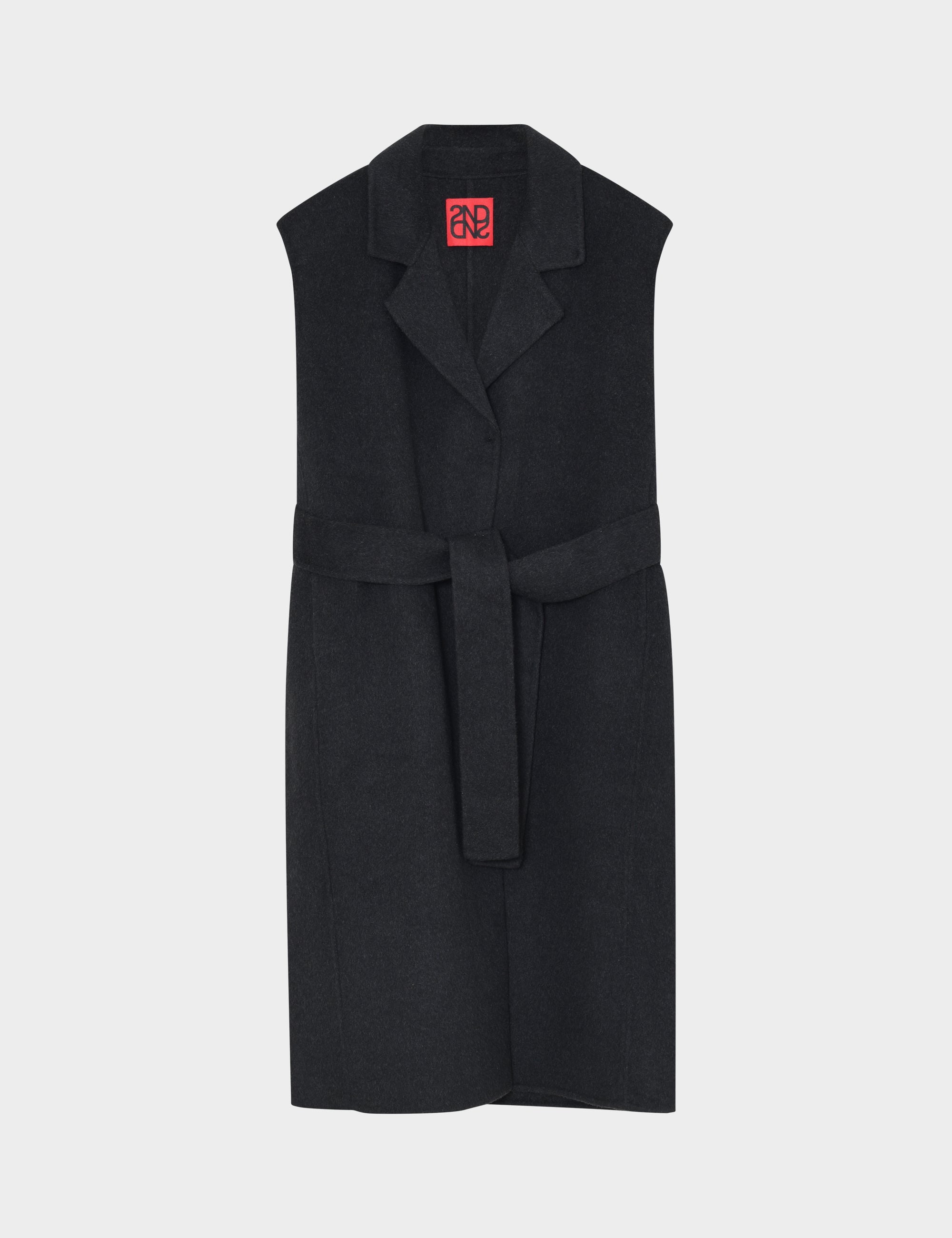2NDDAY 2NDSloany - Hairy Wool Frakke 190303 Black