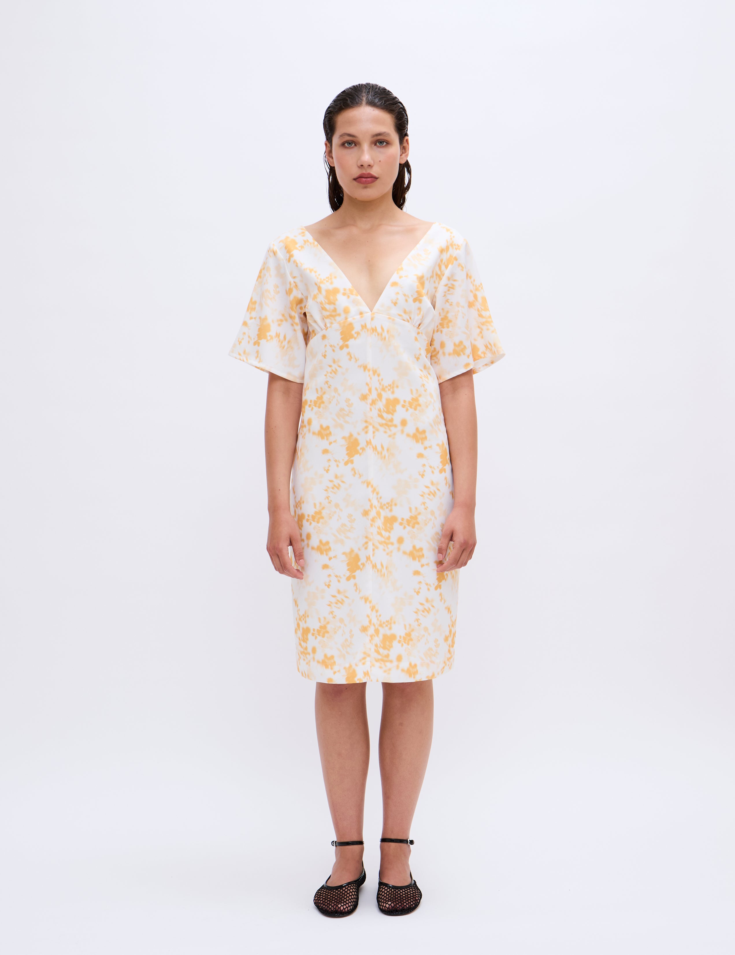 2NDDAY 2ND Audette - Fine Texture Dress 420141 Saffron Flower