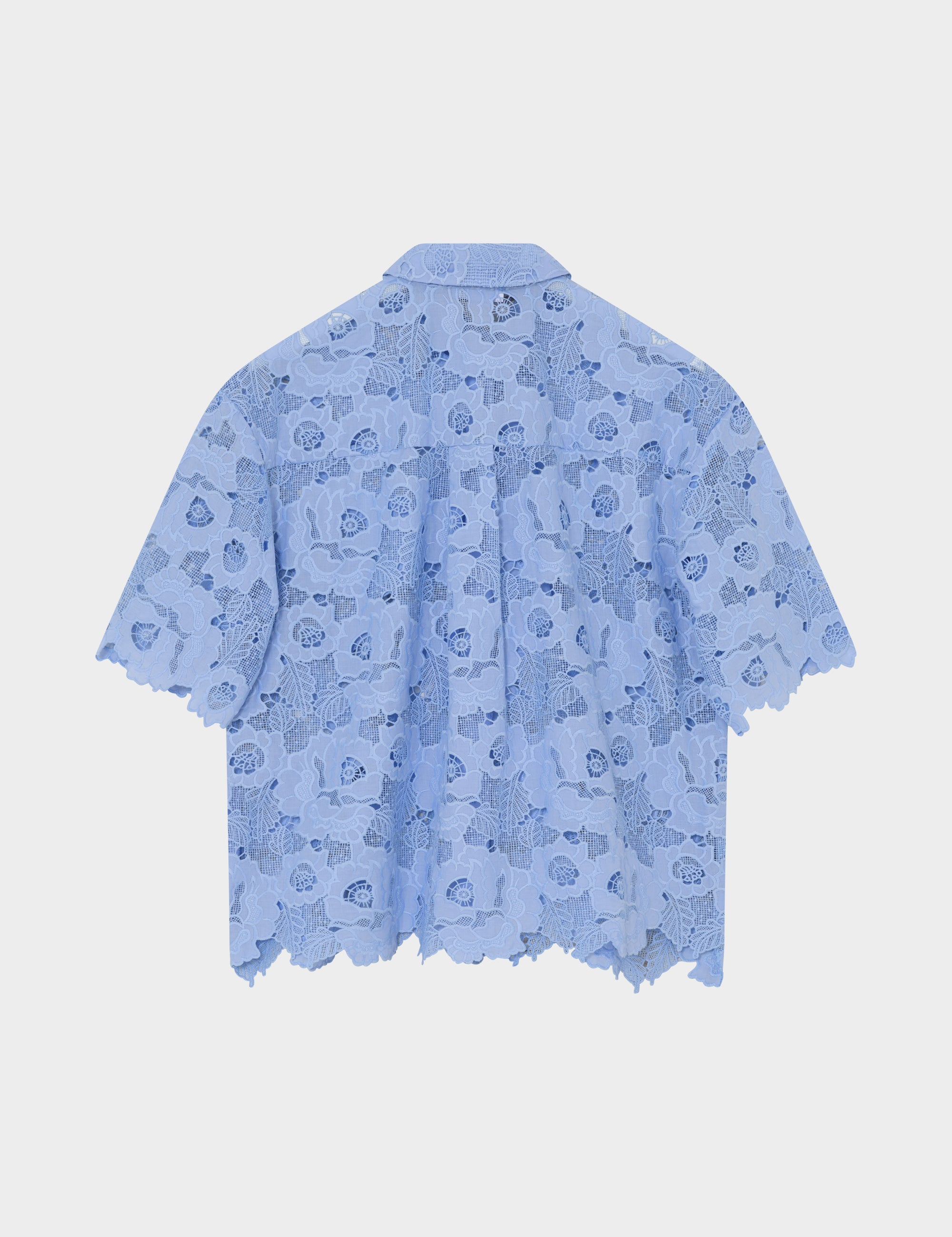 2NDDAY 2ND Austinas - Broderi Anglaise Mix Shirts & Blouses 144115 CASHMERE BLUE