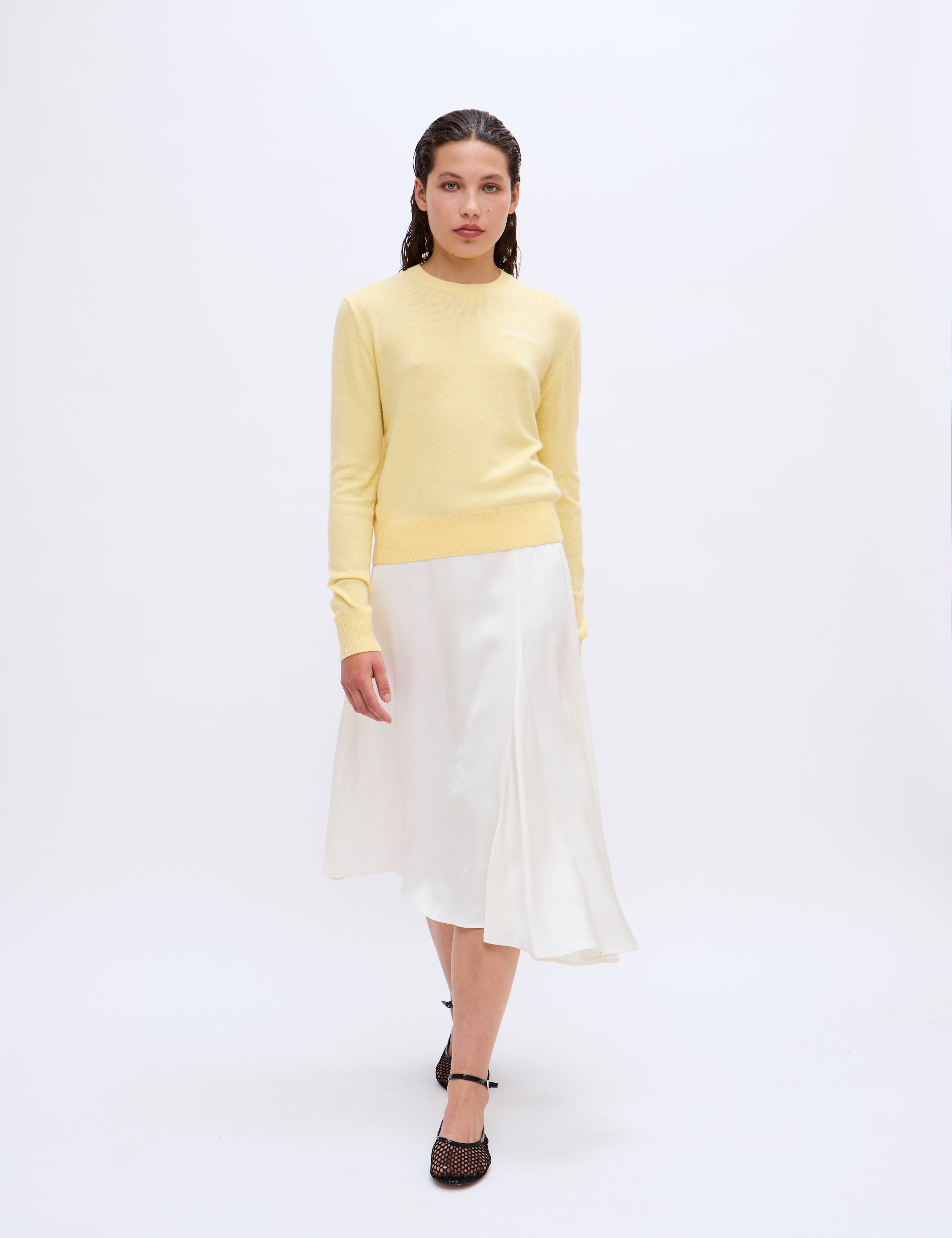 2NDDAY 2ND Barrah - Silky Viscose Skirt 114801 TOFU