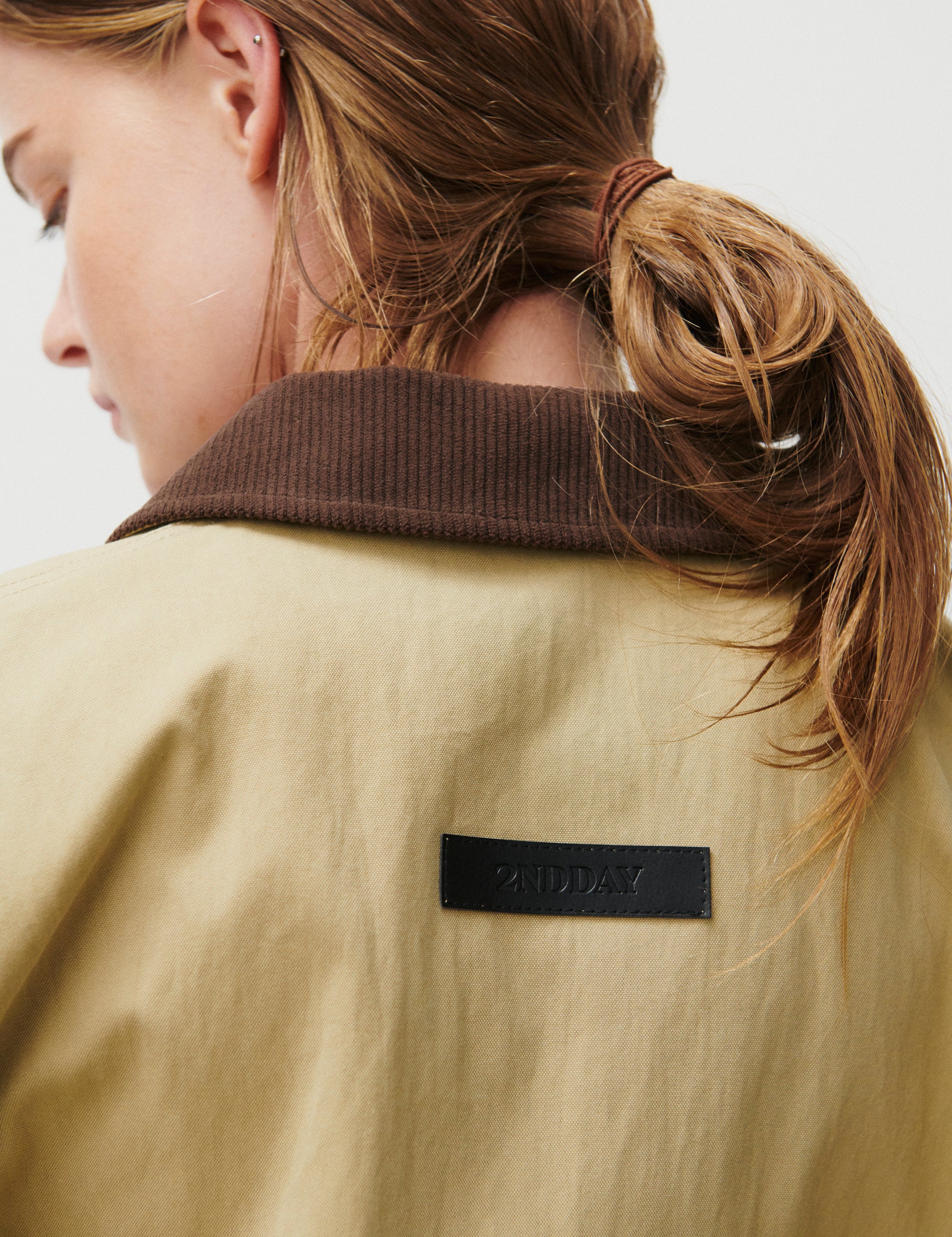 2NDDAY 2ND Bruce - Firm Cotton Jakke 171022 Kelp