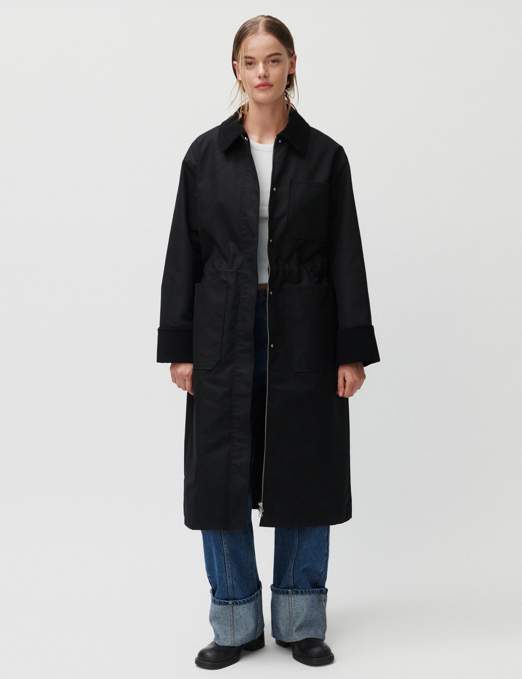 2NDDAY 2ND Brucen - Firm Cotton Jakke 190303 Black